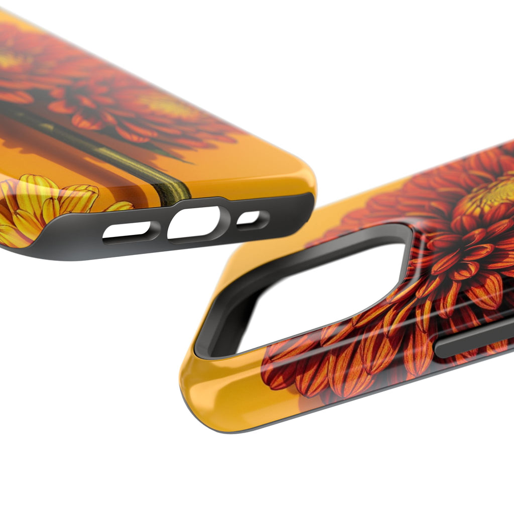 iPhone Mustard And Rust Ranunculus Stack Slim Everyday iPhone 14 · iPhone Case