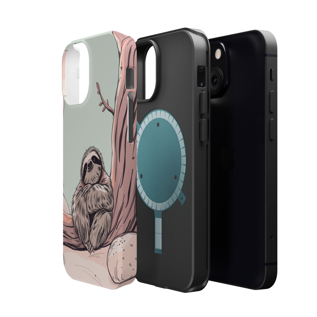 iPhone Cozy Sloth Mode Hand-Drawn Sketch Slim Everyday Designer Case · iPhone Ca