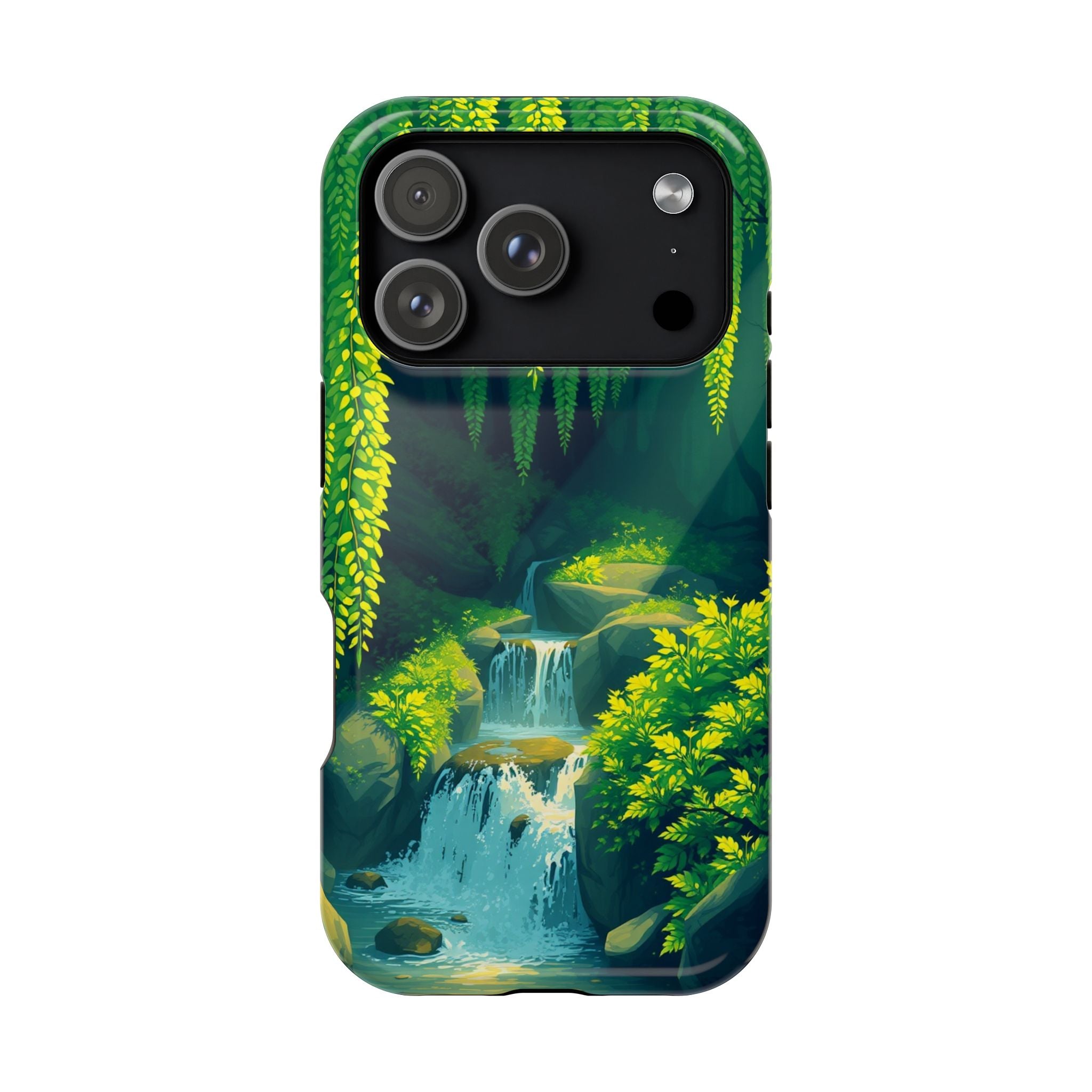 iPhone Earthy Wisteria Cascade Design Slim Everyday iPhone 13 Designer · iPhone