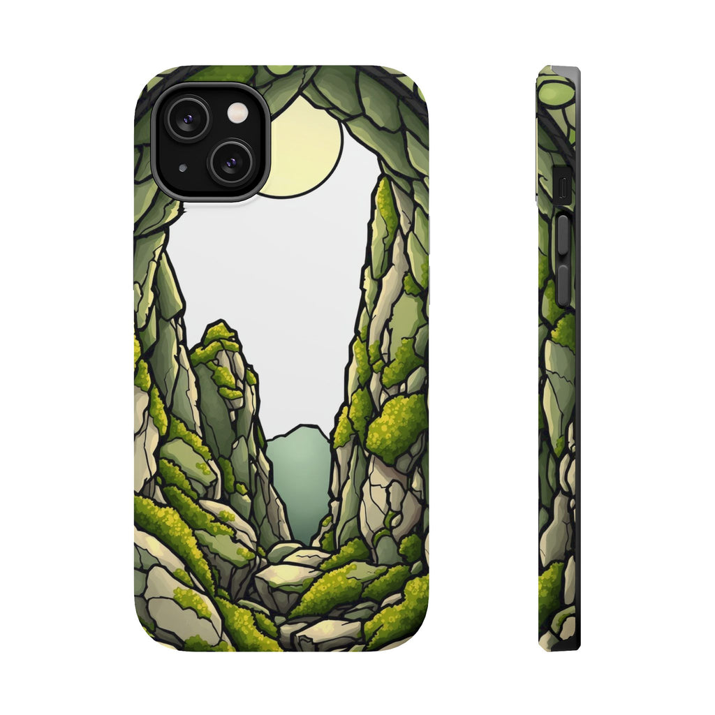 iPhone Sage And Ivory Moss Covered Rocks Slim Everyday iPhone Designer · iPhone