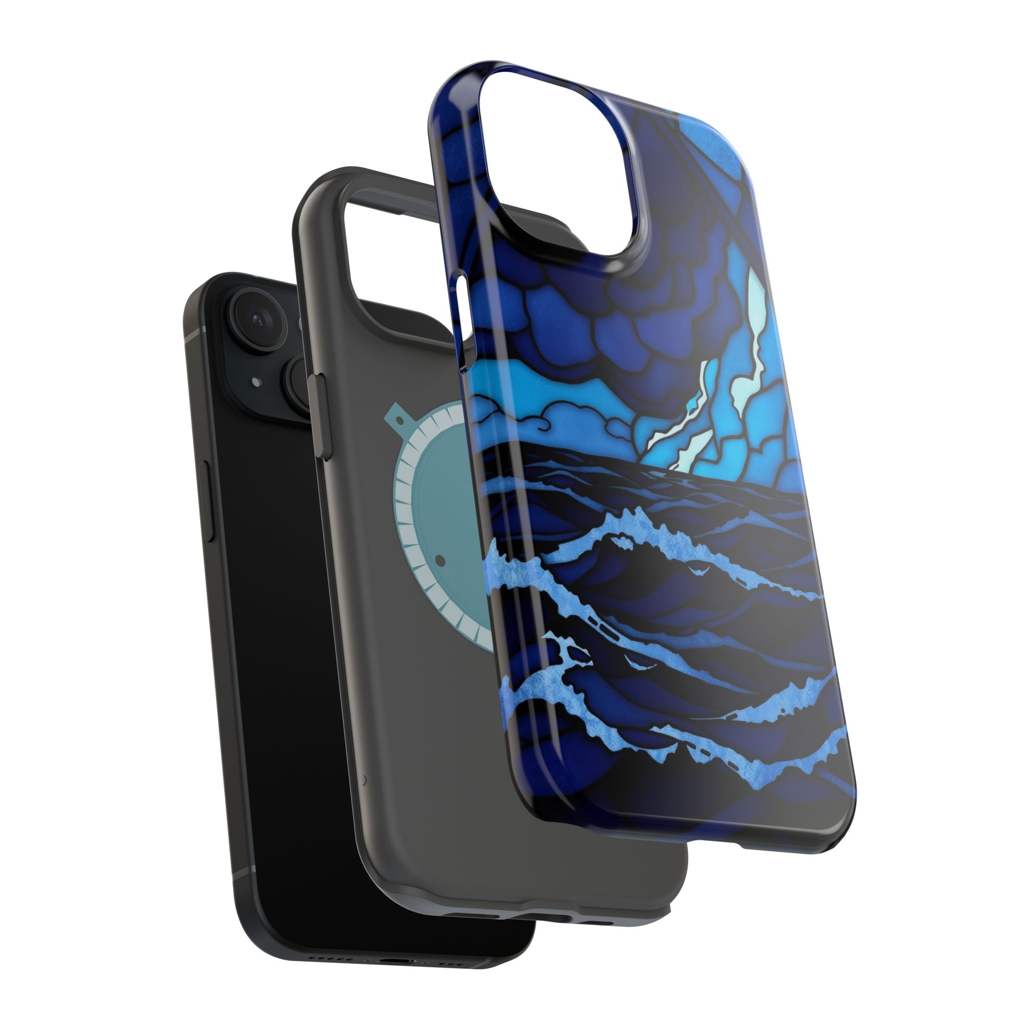iPhone Earthy Storm at Sea Design Bold Modern Everyday Snap Case · iPhone Case