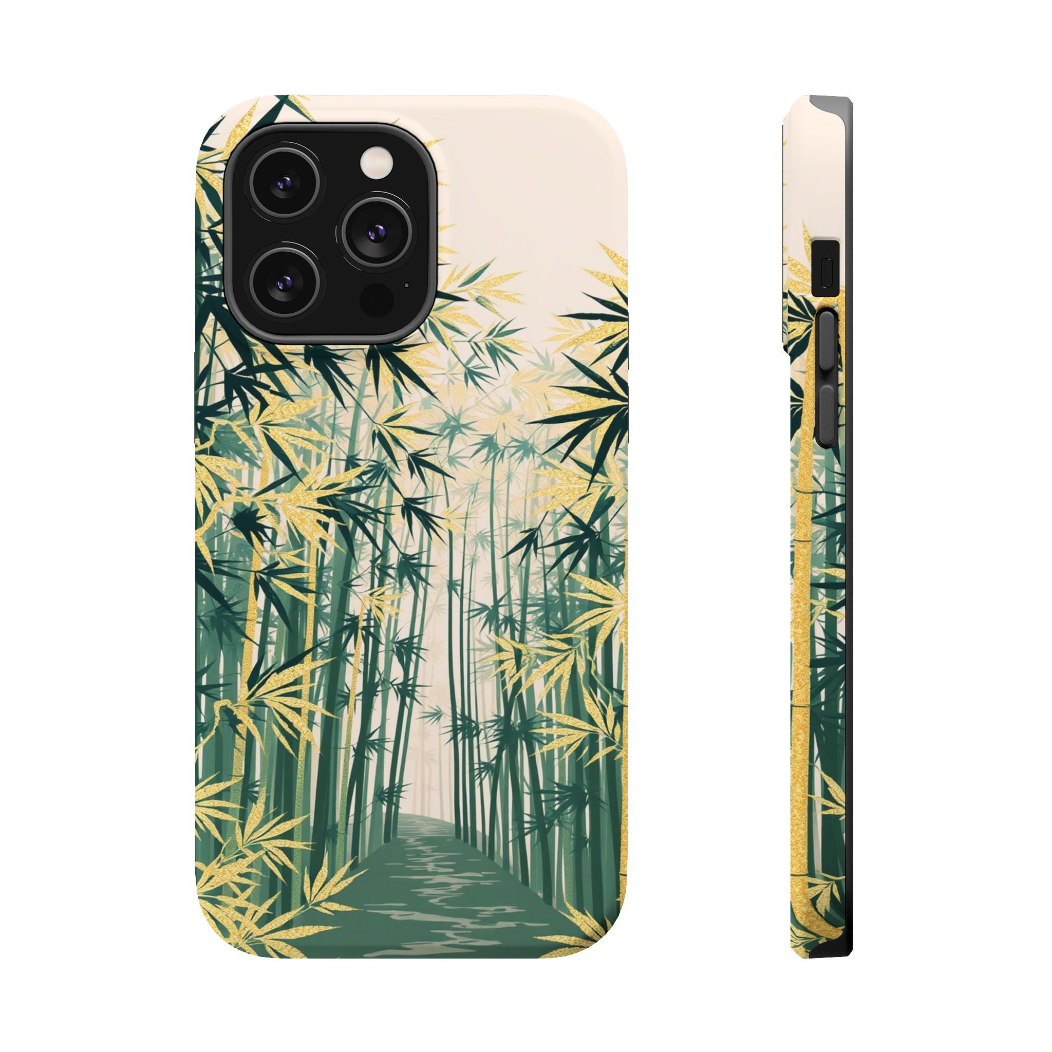 iPhone Serene Bamboo Grove Design Bold Modern Everyday Snap Case · iPhone Case