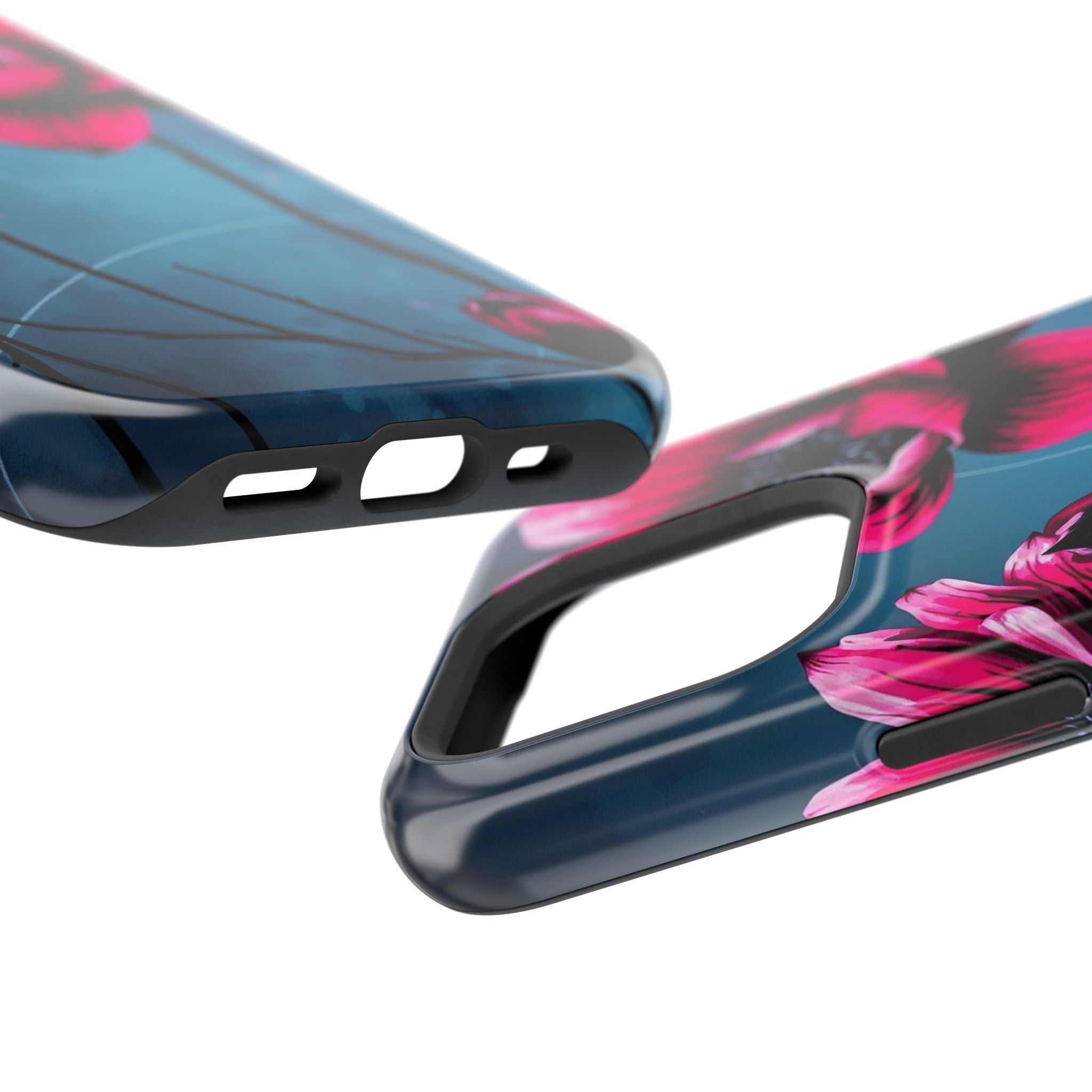 iPhone Floral Ink Wash Bold Art Slim Everyday Designer Case · iPhone Case