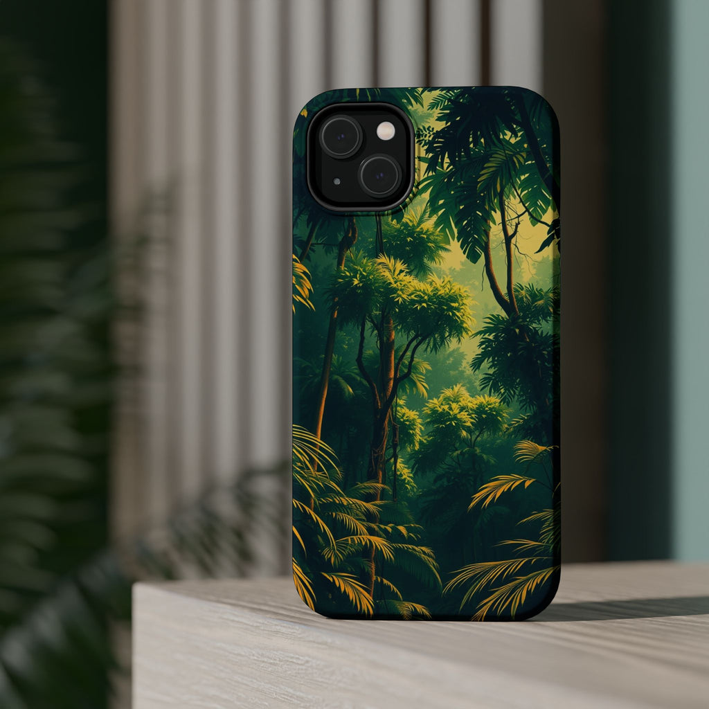 iPhone Rainforest Canopy Vintage Retro Poster Slim iPhone Everyday · iPhone Case