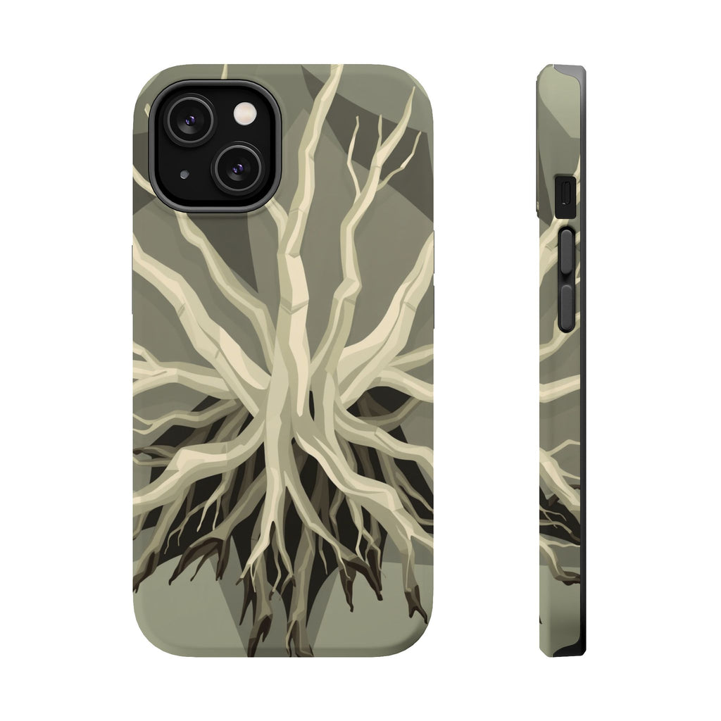 iPhone Sage And Ivory Mangrove Roots Slim Everyday Designer Case · iPhone Case