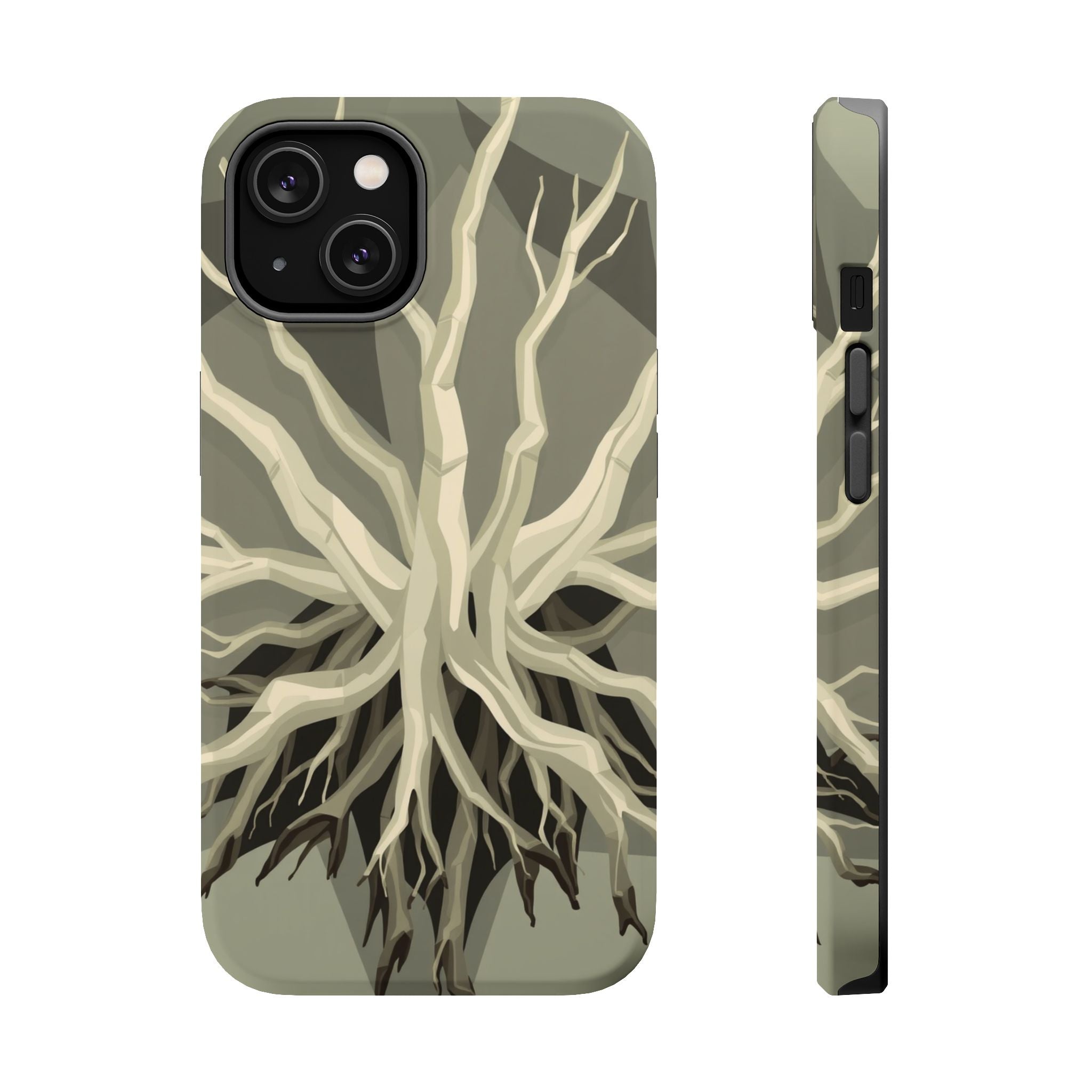 iPhone Sage And Ivory Mangrove Roots Slim Everyday Designer Case · iPhone Case