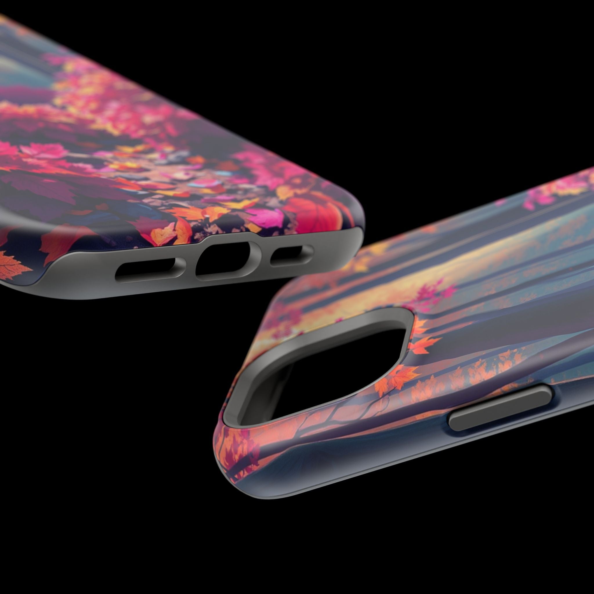 iPhone Earthy Autumn Forest Floor Design Slim Everyday iPhone Designer · iPhone
