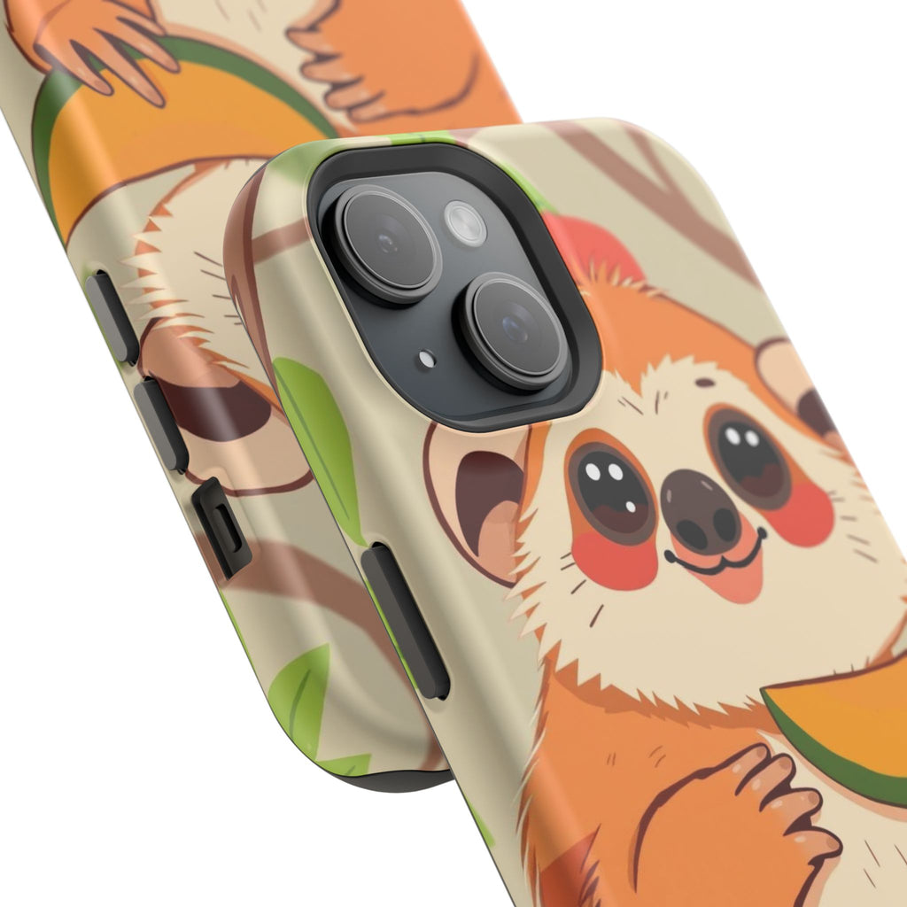 iPhone Slow Loris with Fruit Kids Fun iPhone Phone Case Gift Slim · iPhone Case