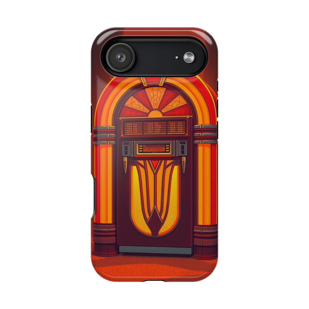 iPhone Jukebox Glow Pop Art Bold Bold Modern Everyday Snap Case · iPhone Case