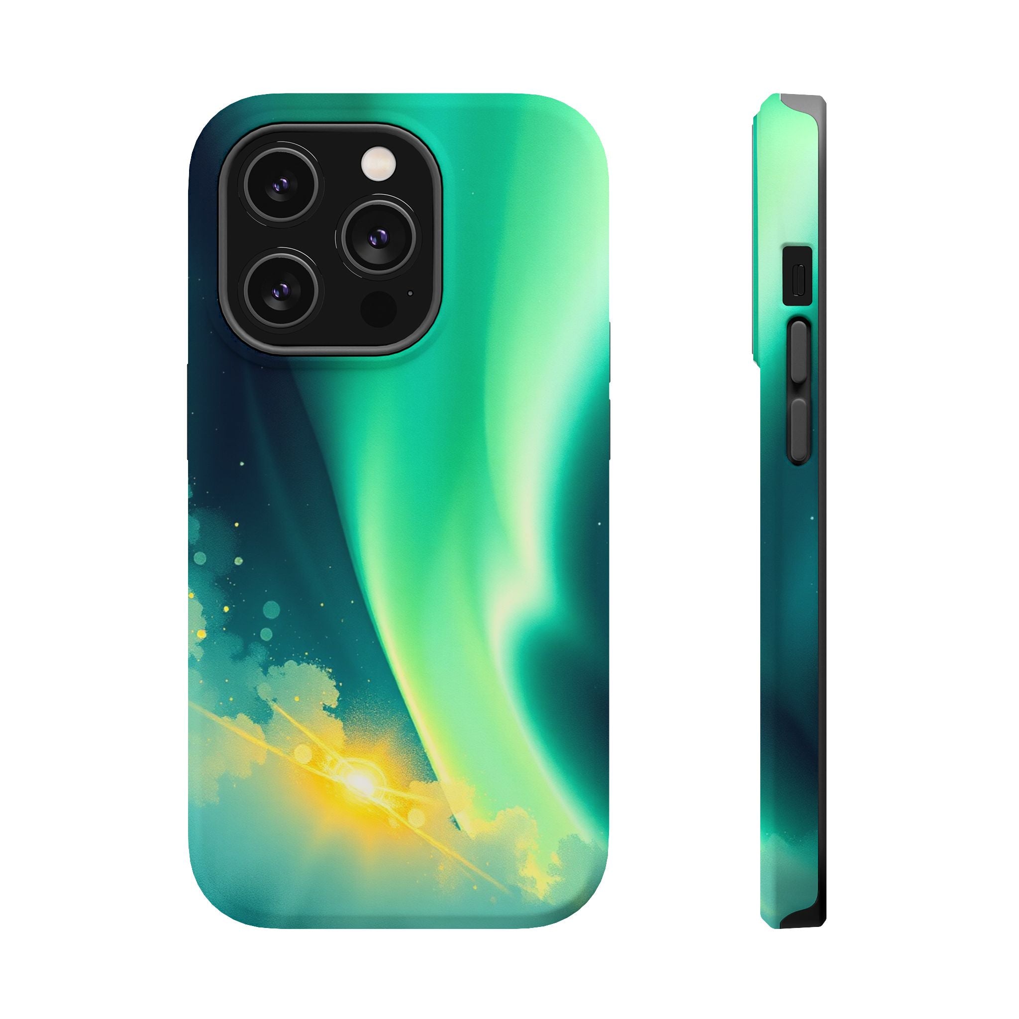 iPhone Serene Aurora Plasma Design Bold Modern Everyday Snap Case · iPhone Case