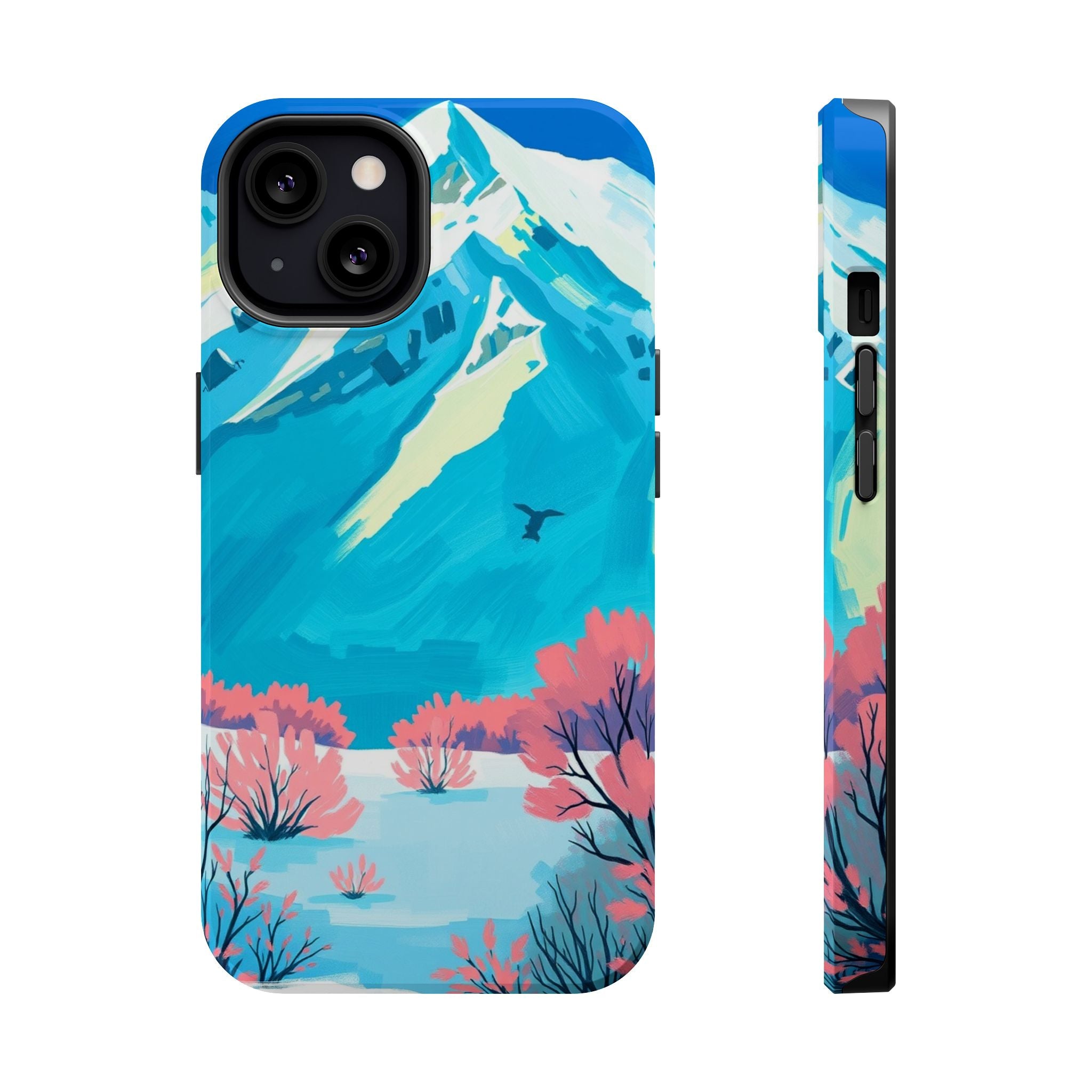 iPhone Snow Field Electric Art Slim Everyday Designer Case · iPhone Case