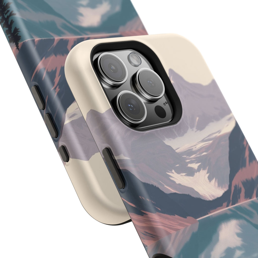 iPhone Rose Pink And Cream Glacier Lake Slim Everyday iPhone 18 · iPhone Case