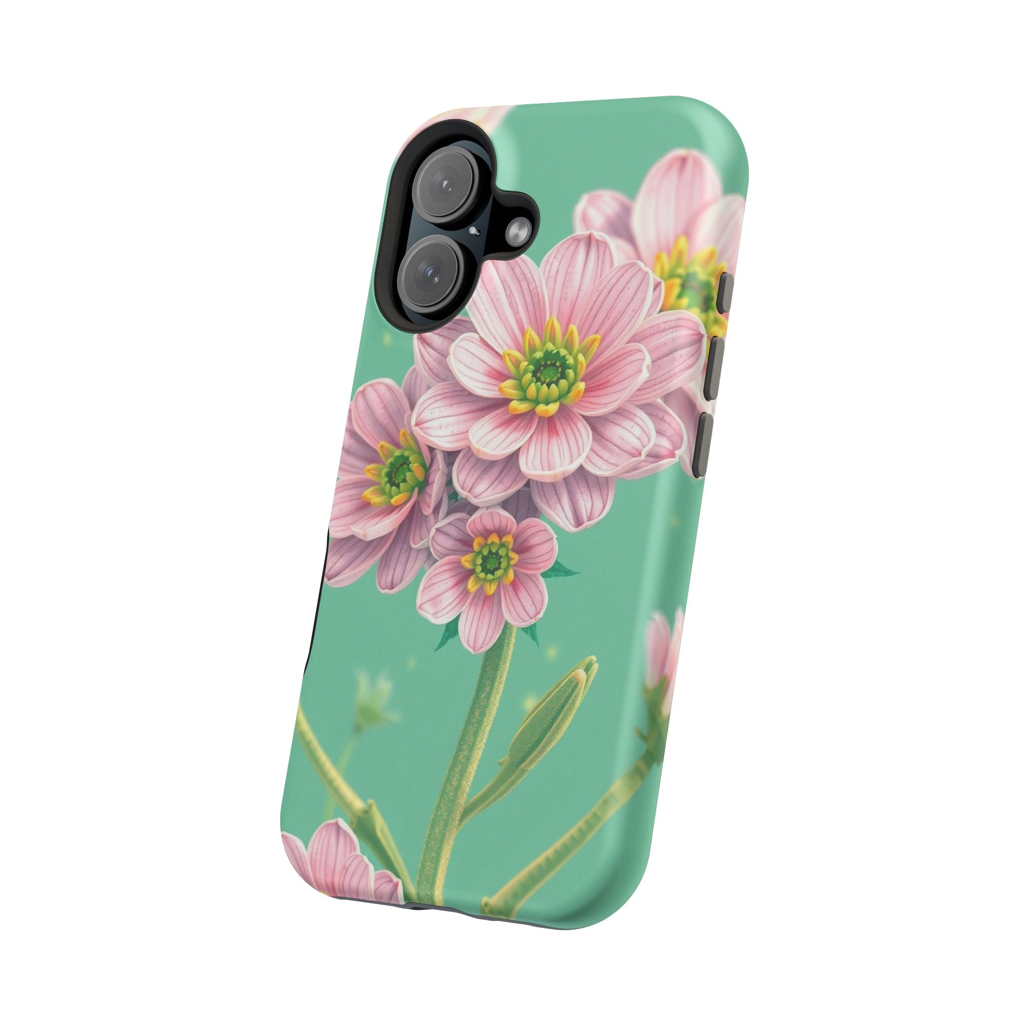 iPhone Vibrant Ranunculus Stack Design Slim Everyday Designer Case · iPhone Case