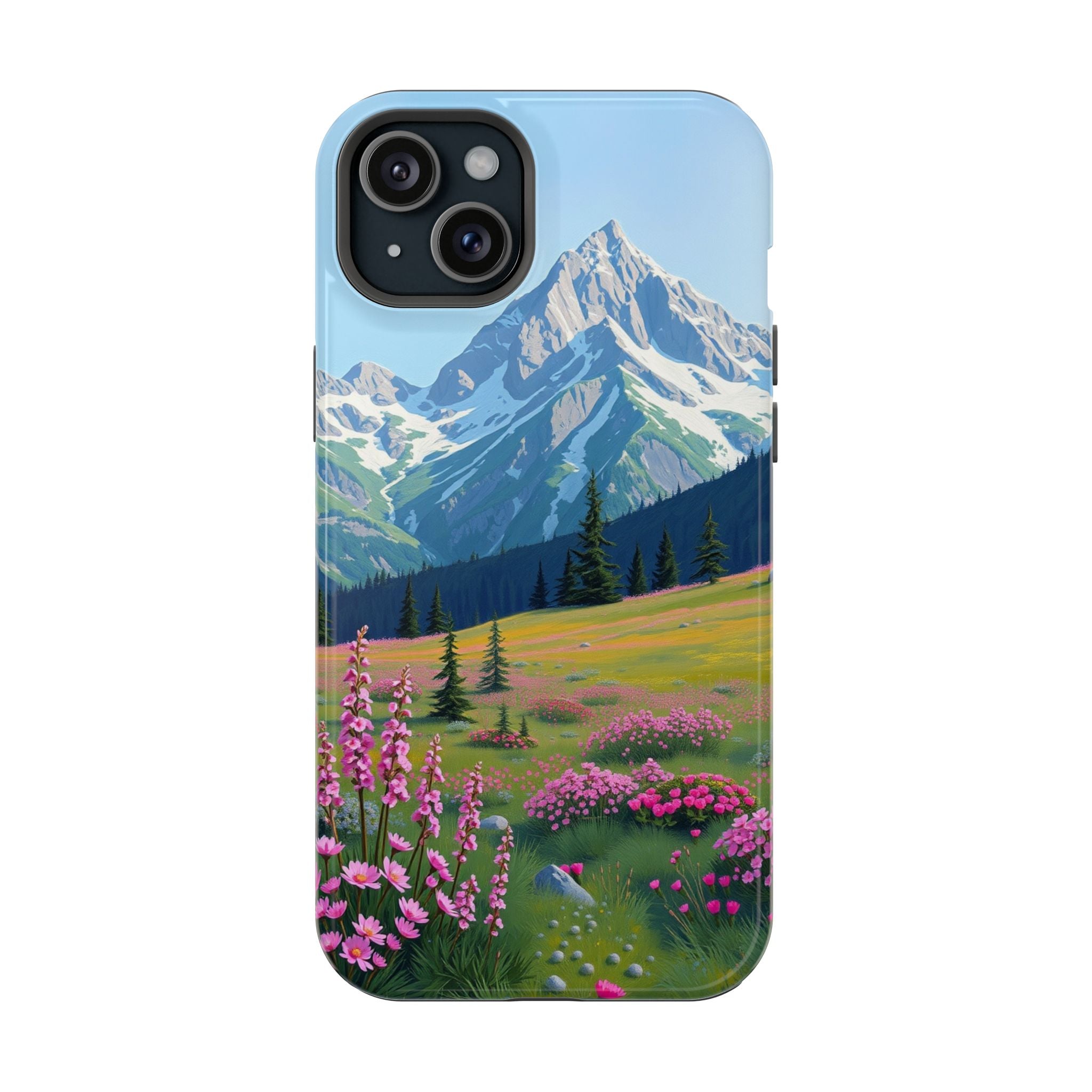iPhone Earthy Alpine Meadow Design Bold Modern Everyday Snap Case · iPhone Case