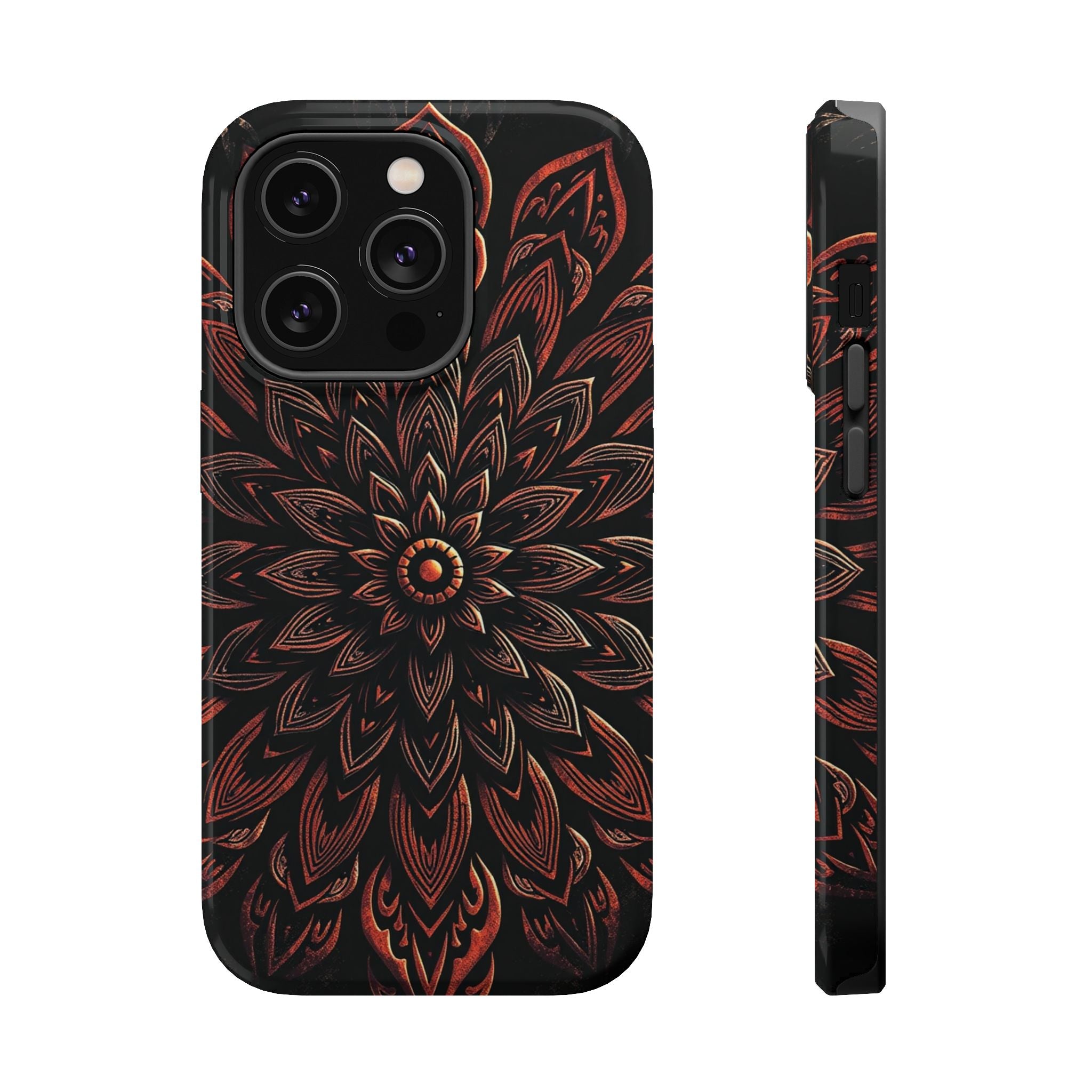 iPhone Floral Mandala Vintage Retro Poster Slim iPhone Everyday · iPhone Case