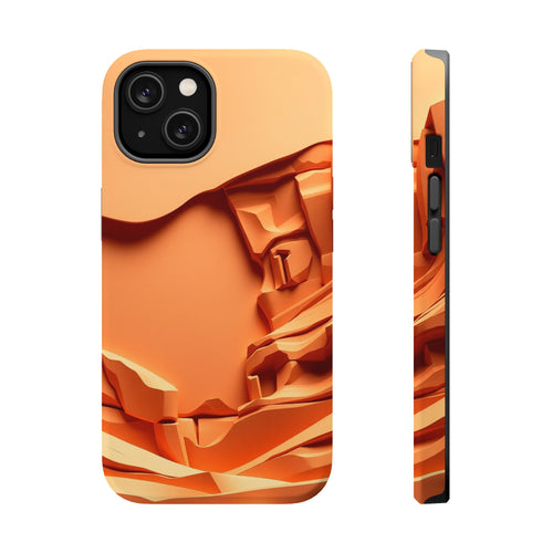iPhone Burnt Orange And Sand Canyon Wall Slim Everyday iPhone 12 · iPhone Case