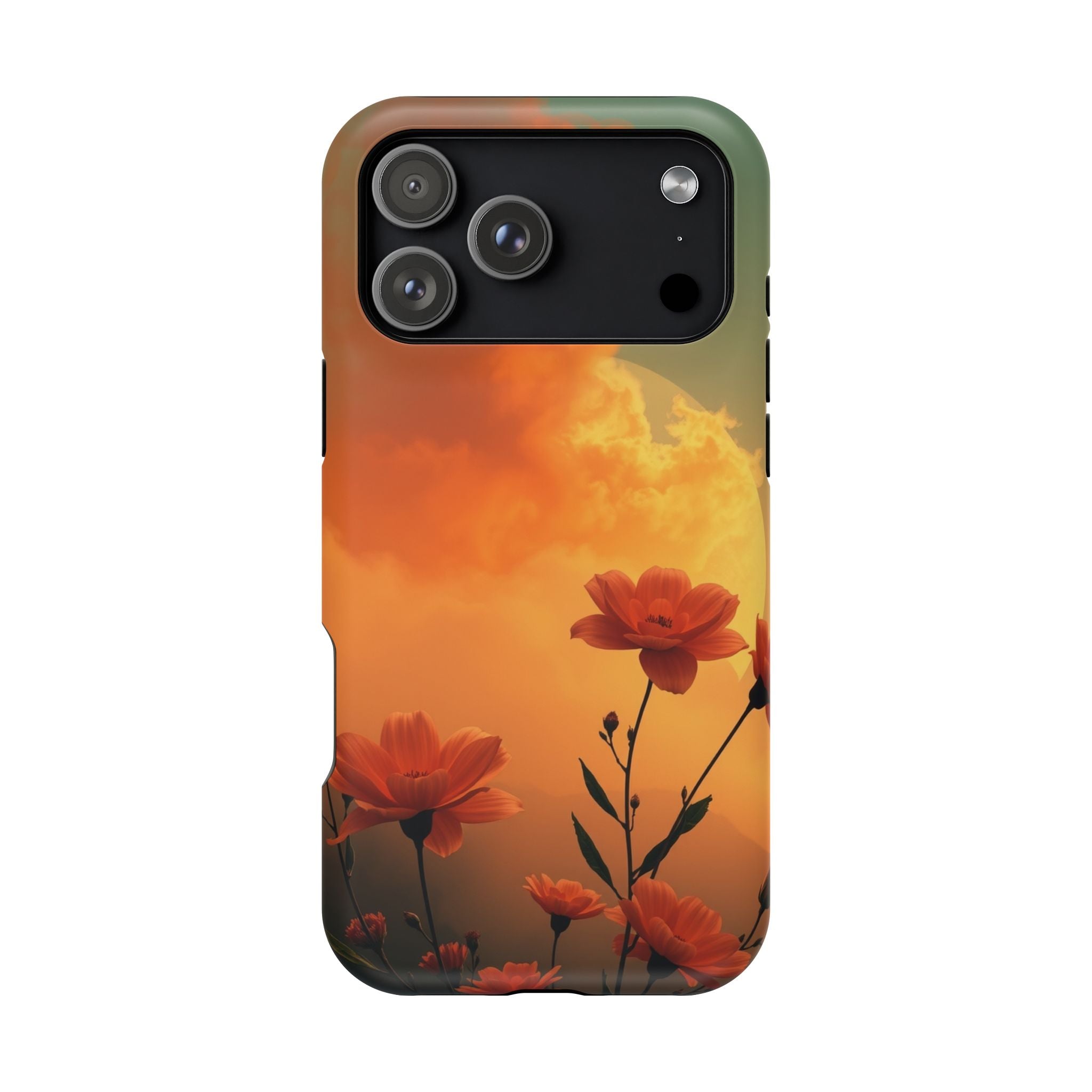 iPhone Floral Ombre Enchanted Art Bold Modern Everyday Snap Case · iPhone Case