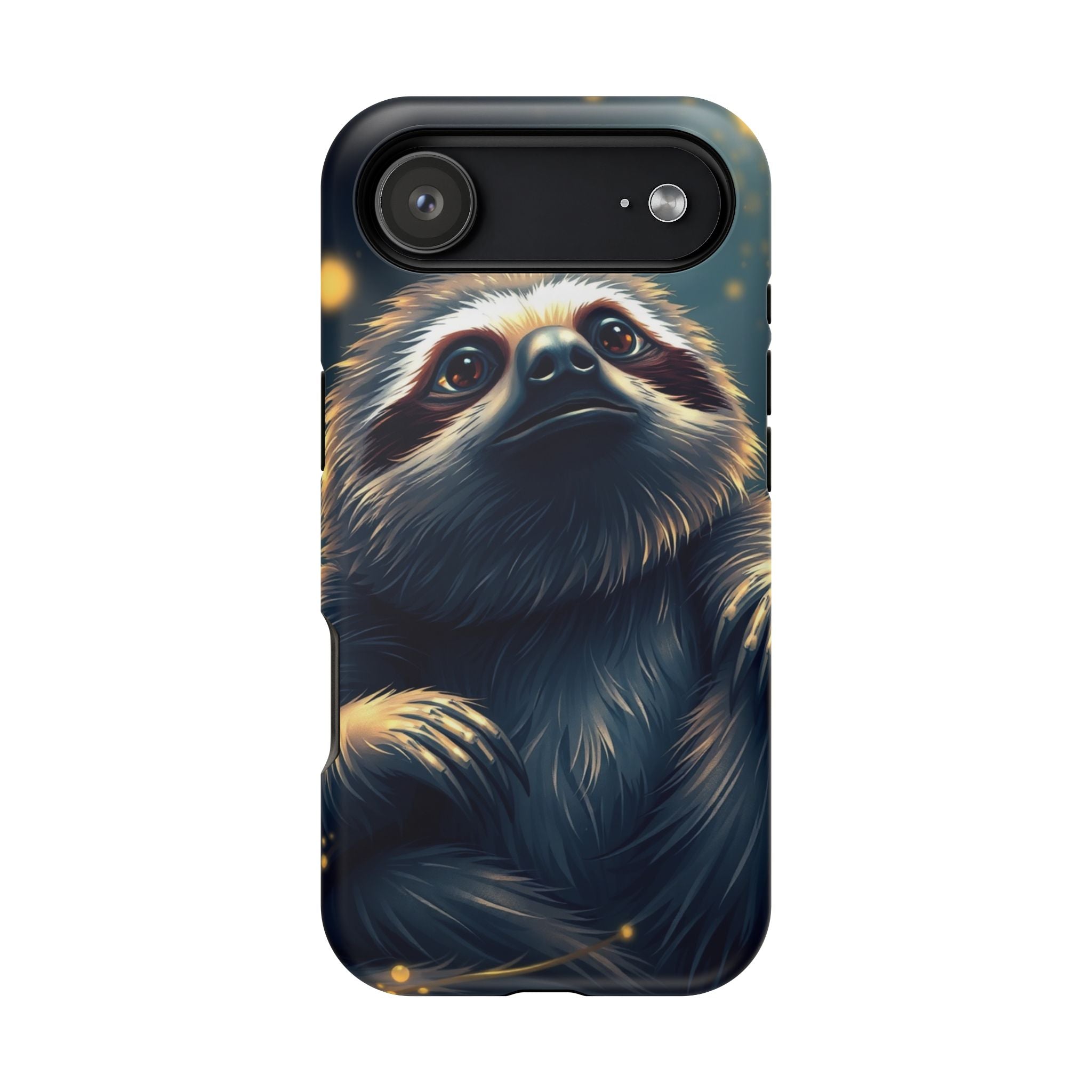 iPhone Vibrant Cozy Sloth Mode Design Slim Everyday Designer Case · iPhone Case