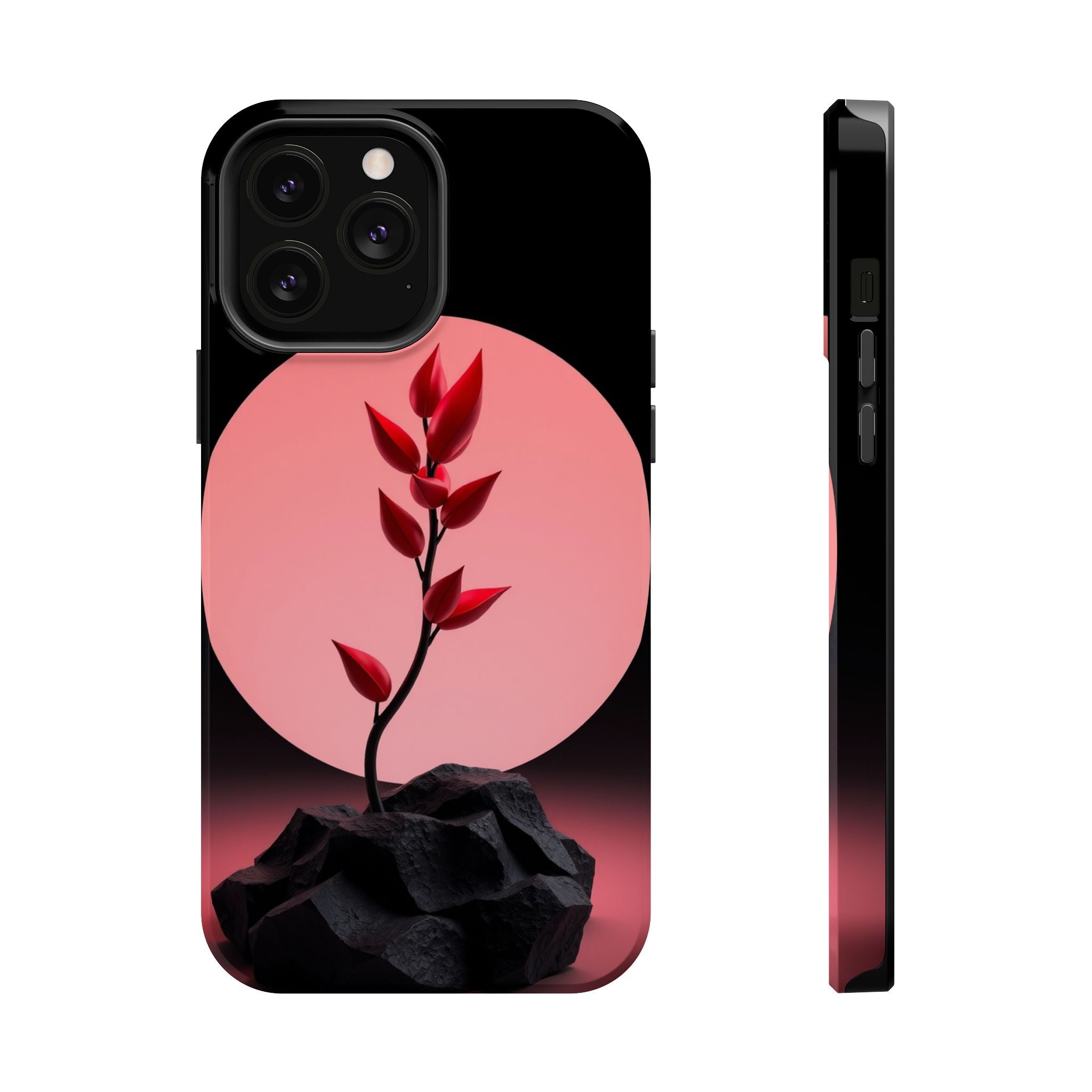 iPhone Serene Minimalist Stem Design Slim Everyday Designer Case · iPhone Case