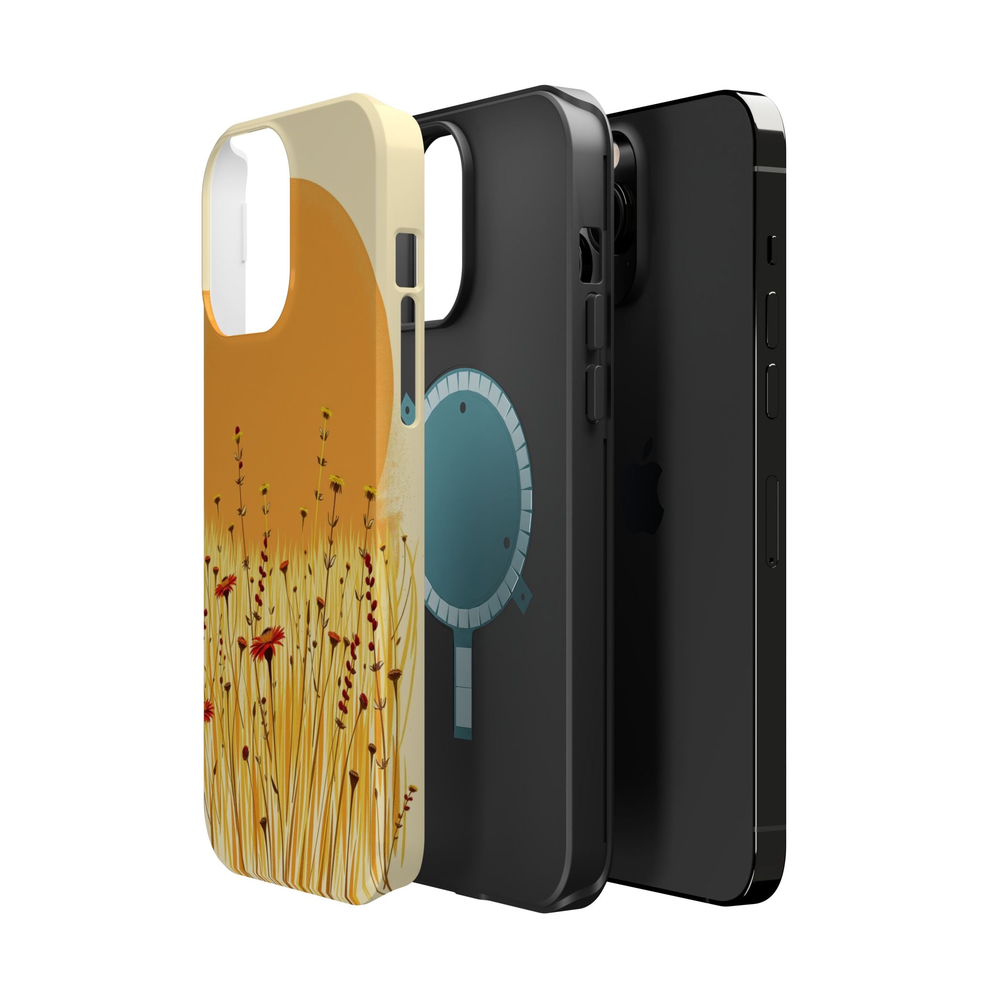 iPhone Wildflower Field Electric Art Slim Everyday Designer Case · iPhone Case