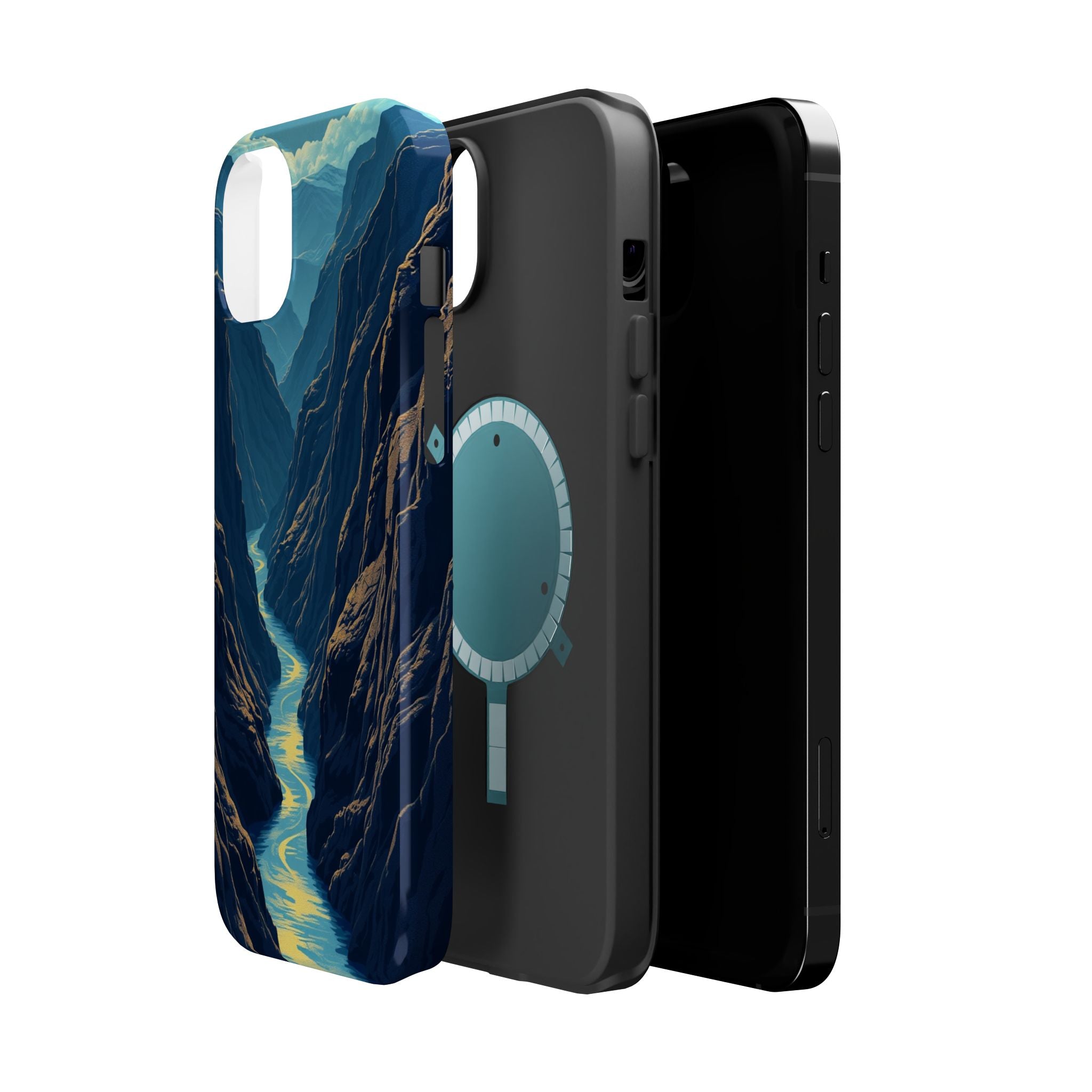 iPhone River Canyon Gold Foil Luxury Slim Everyday Designer Case · iPhone Case
