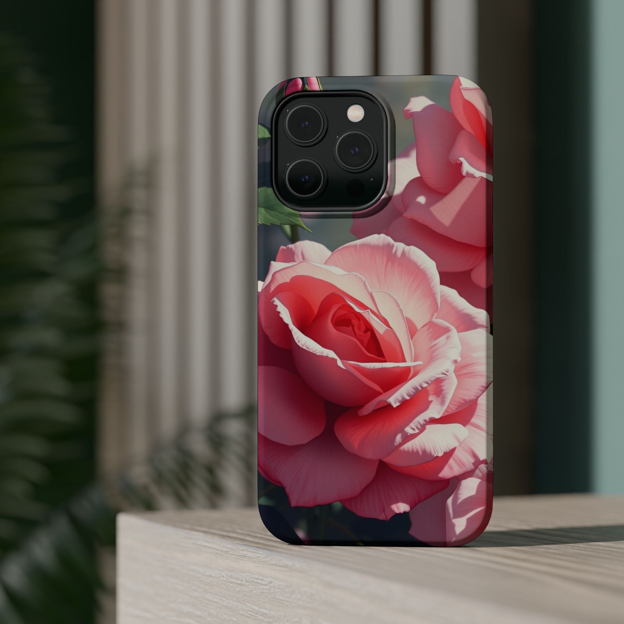 iPhone Serene Rose Garden Design Bold Modern Everyday Snap Case · iPhone Case