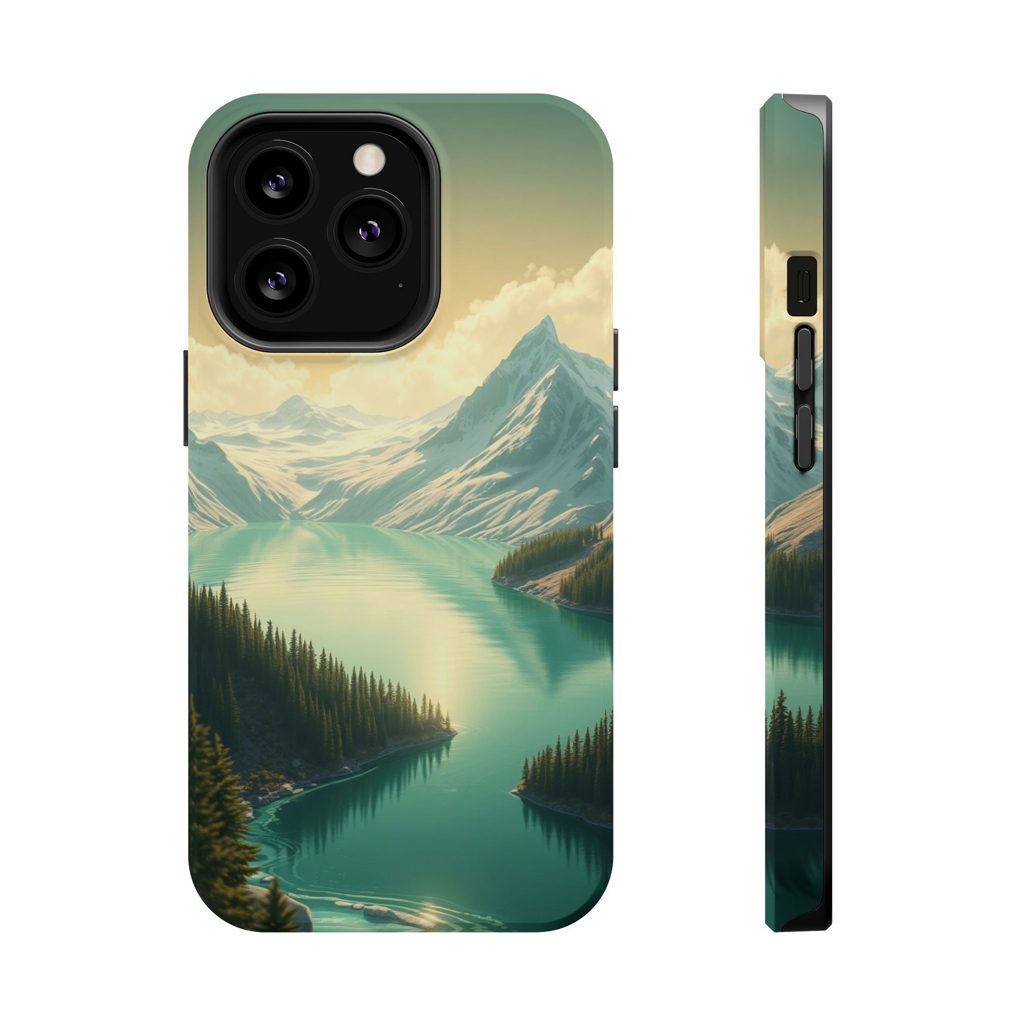 iPhone Glacier Lake Bold Art Slim Everyday Designer Case · iPhone Case