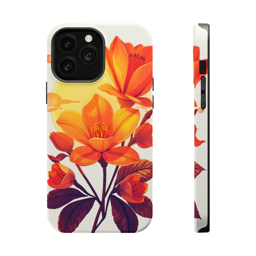 iPhone Dreamy Neon Floral Design Bold Modern Everyday Snap Case · iPhone Case