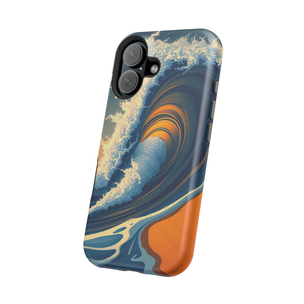 iPhone Ocean Wave Crash Dark Academia Slim Everyday Designer Case · iPhone Case