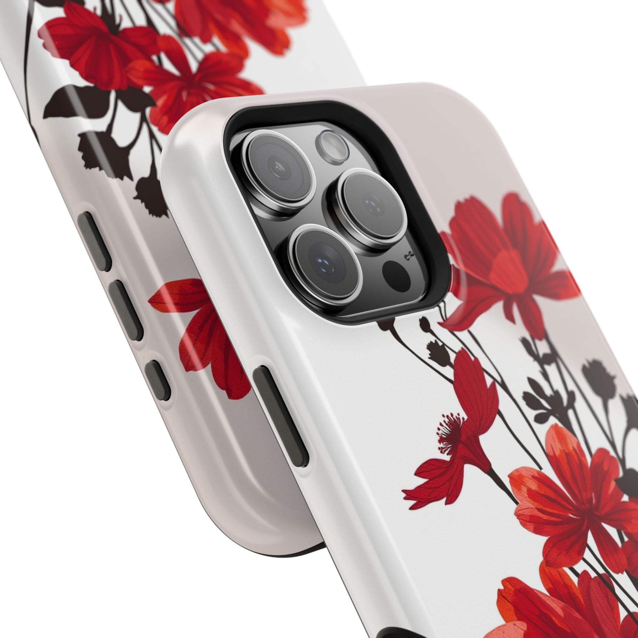 iPhone Floral Silhouette Cinematic Art Slim Snap Case · iPhone Case
