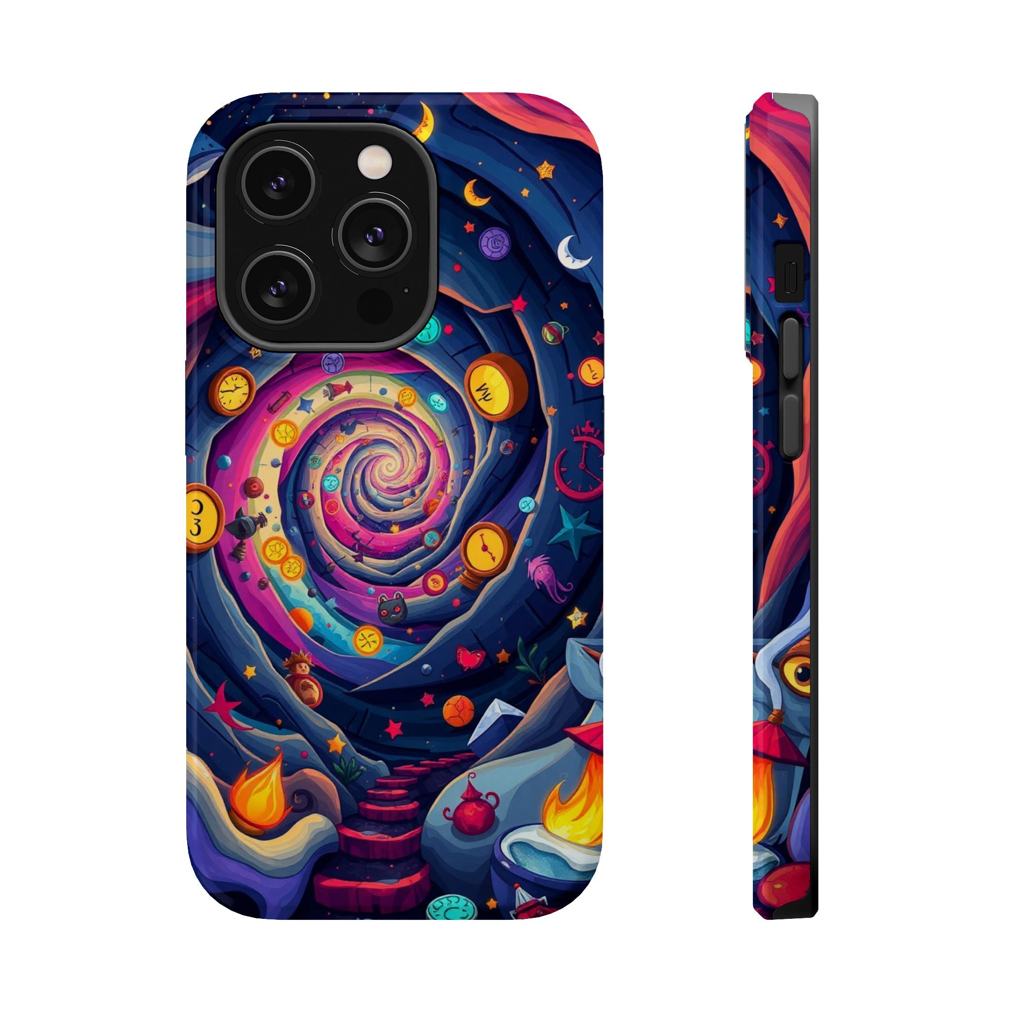 iPhone Time Portal Swirl Kids Fun iPhone Phone Case Gift Clean Minimal · iPhone