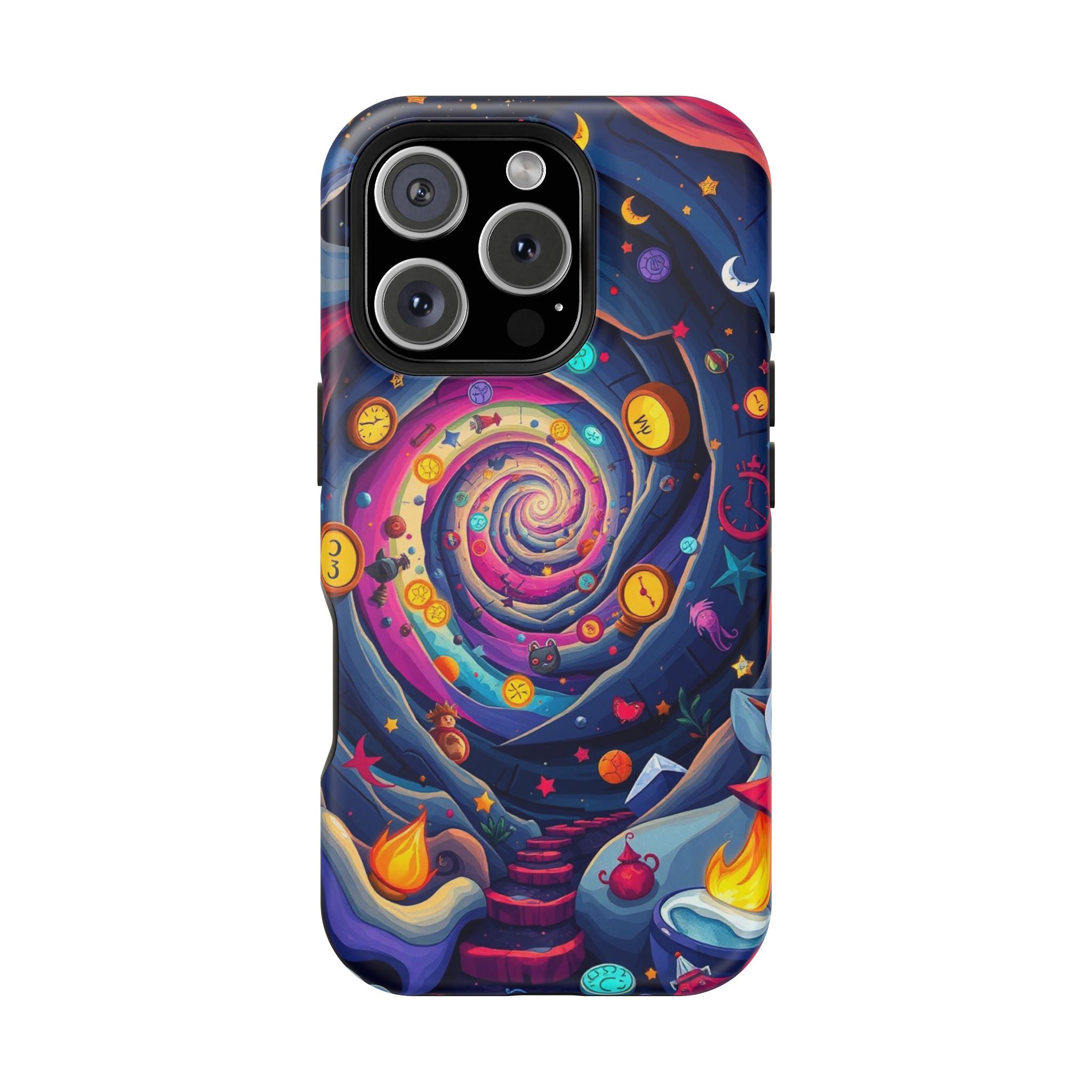 iPhone Time Portal Swirl Kids Fun iPhone Phone Case Gift Clean Minimal · iPhone