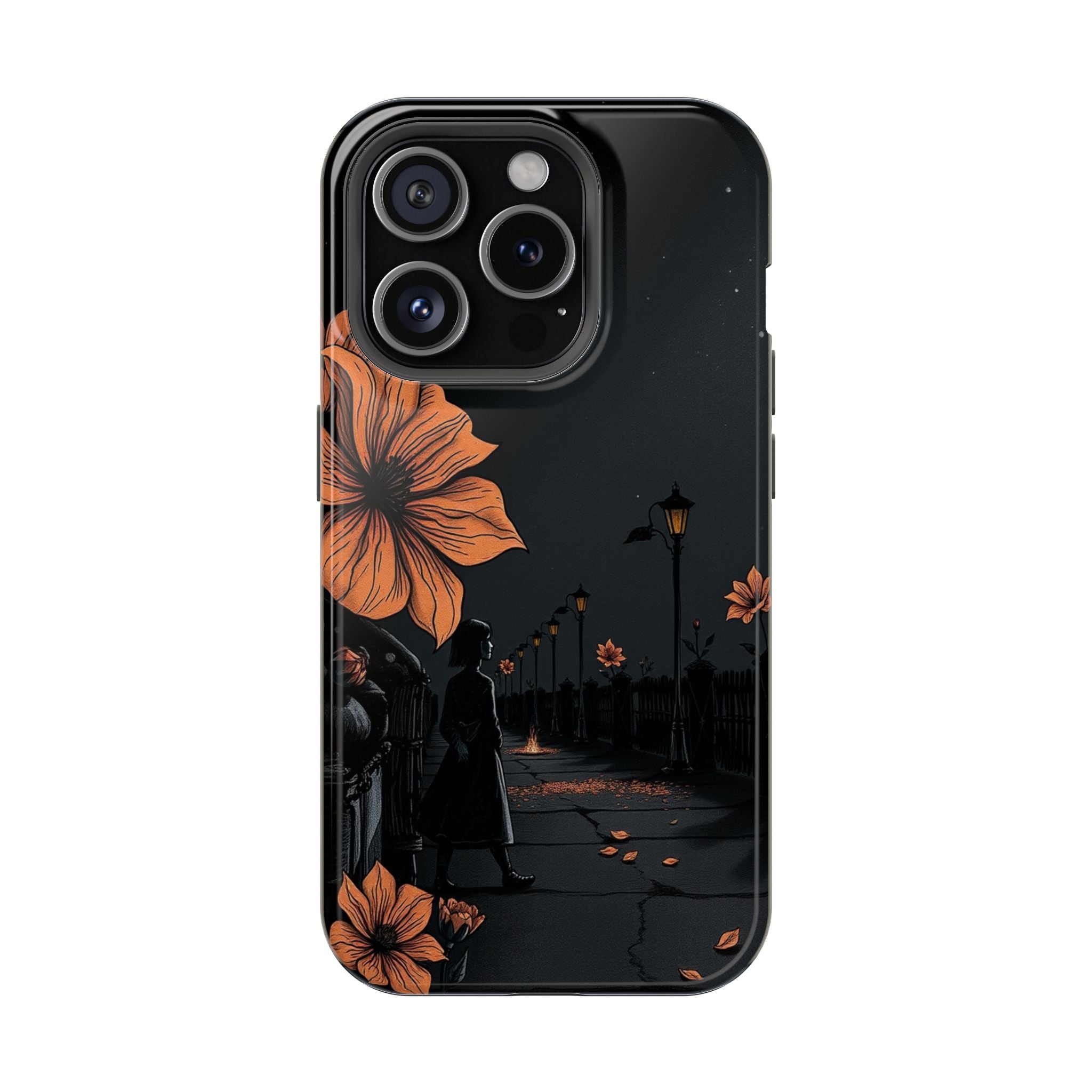 iPhone Night Bloomer Electric Art Bold Modern Everyday Snap Case · iPhone Case