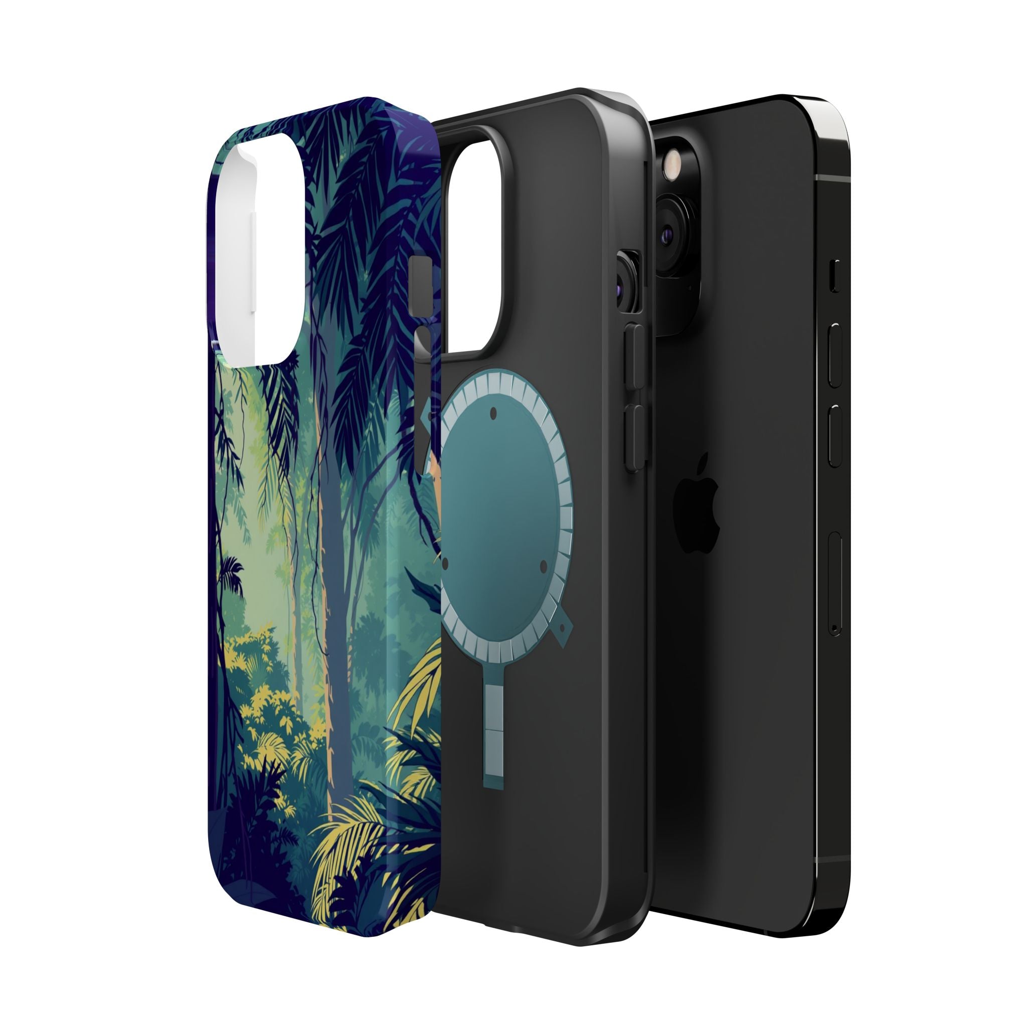 iPhone Mint And Blush Rainforest Canopy Slim Everyday iPhone Designer · iPhone C