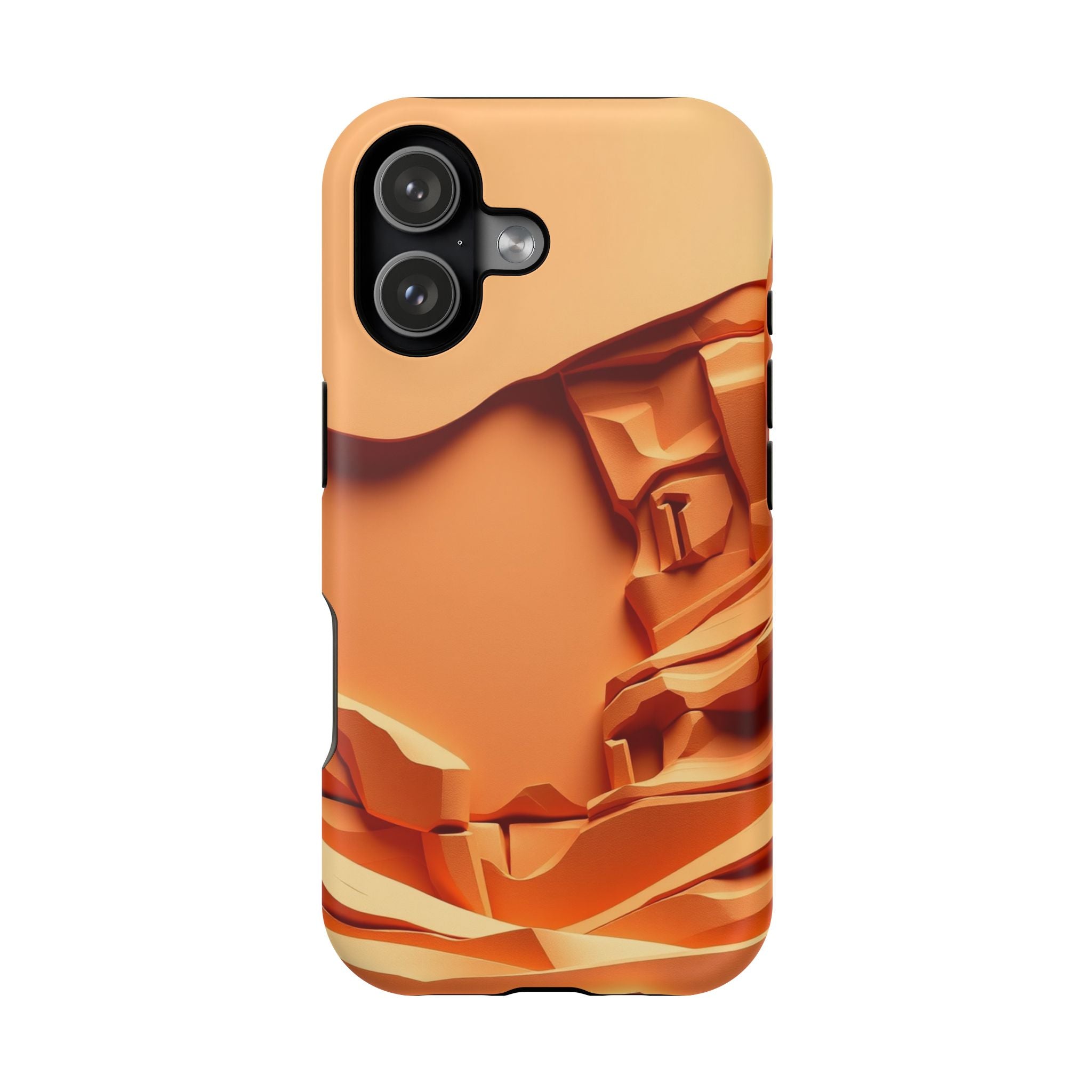iPhone Burnt Orange And Sand Canyon Wall Slim Everyday iPhone 12 · iPhone Case