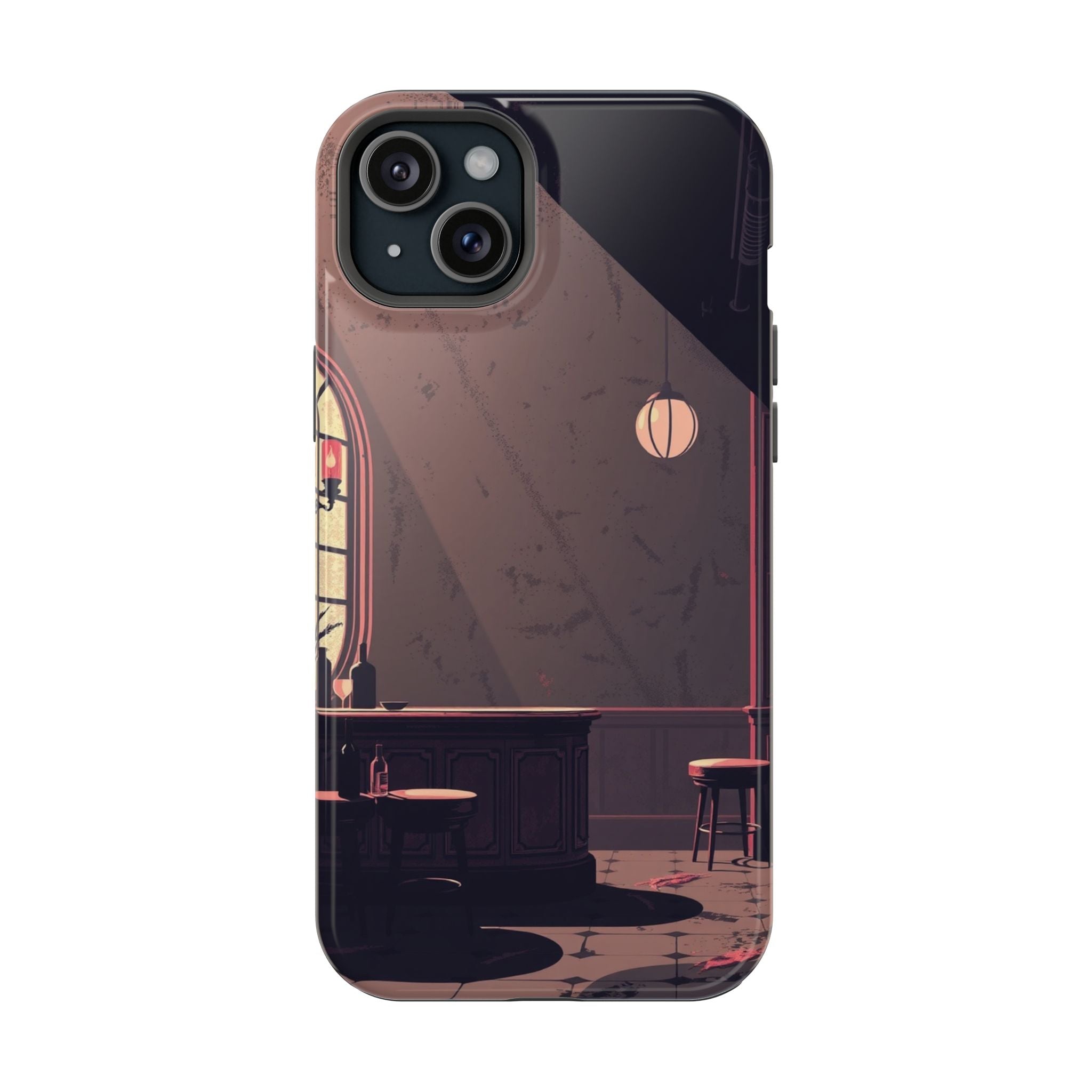 iPhone Speakeasy Dark Grunge Distressed Slim Everyday Designer Case · iPhone Cas