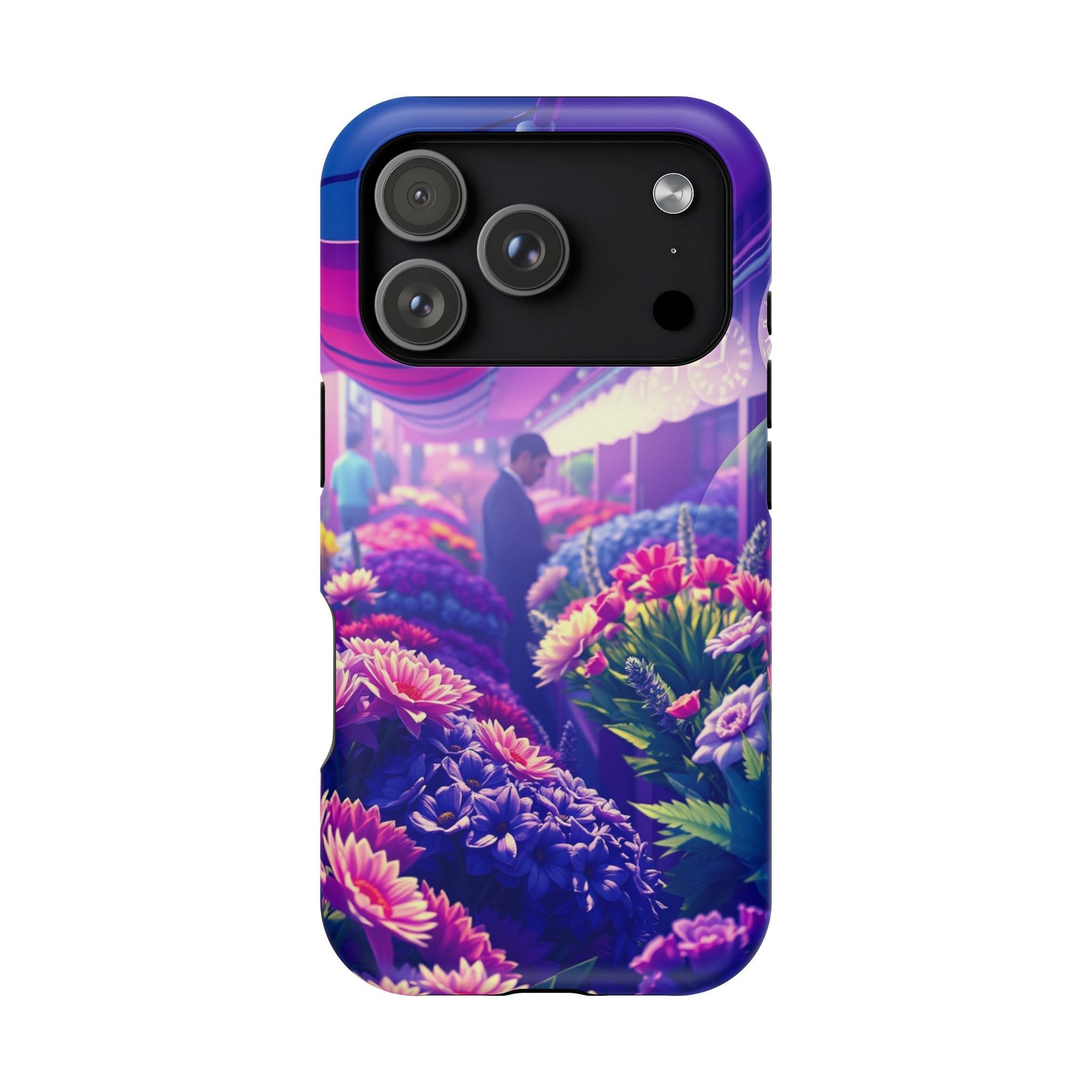 iPhone Flower Market Enchanted Art Bold Modern Everyday Snap Case · iPhone Case
