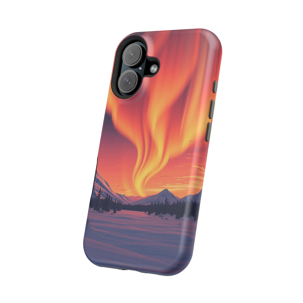 iPhone Sunset Amber And Peach Northern Lights Slim iPhone Everyday · iPhone Case
