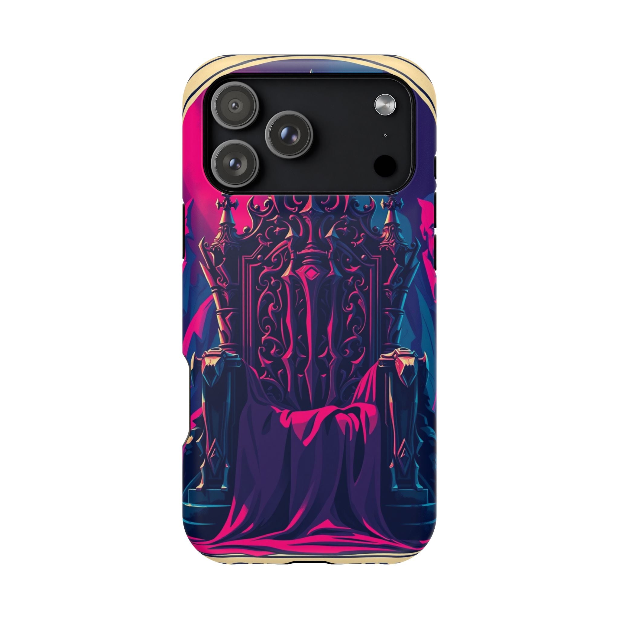 iPhone Lich King Throne Vintage Retro Poster Slim Everyday Designer Case · iPhon