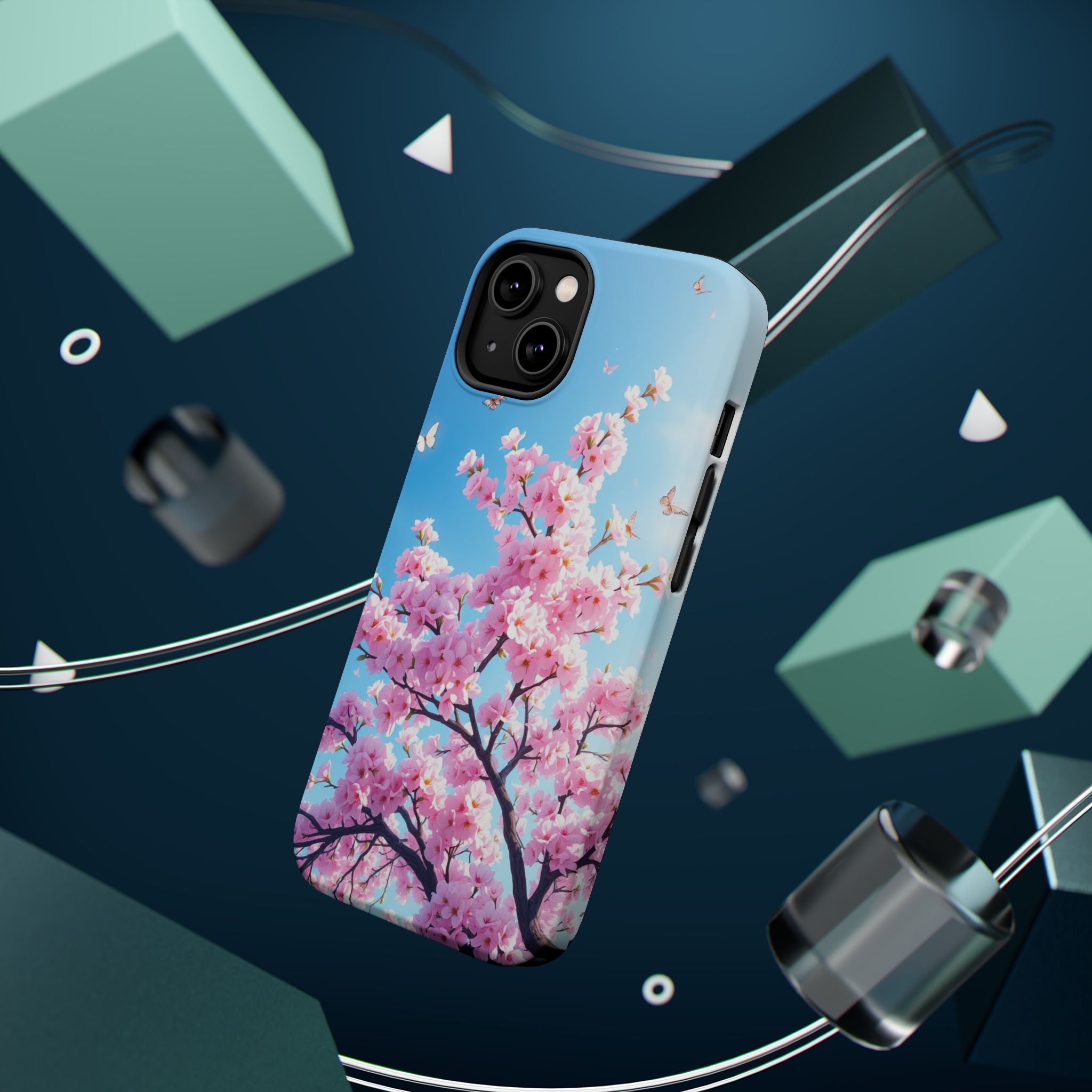 iPhone Cherry Blossom Floral Slim Everyday Designer Case · iPhone Case