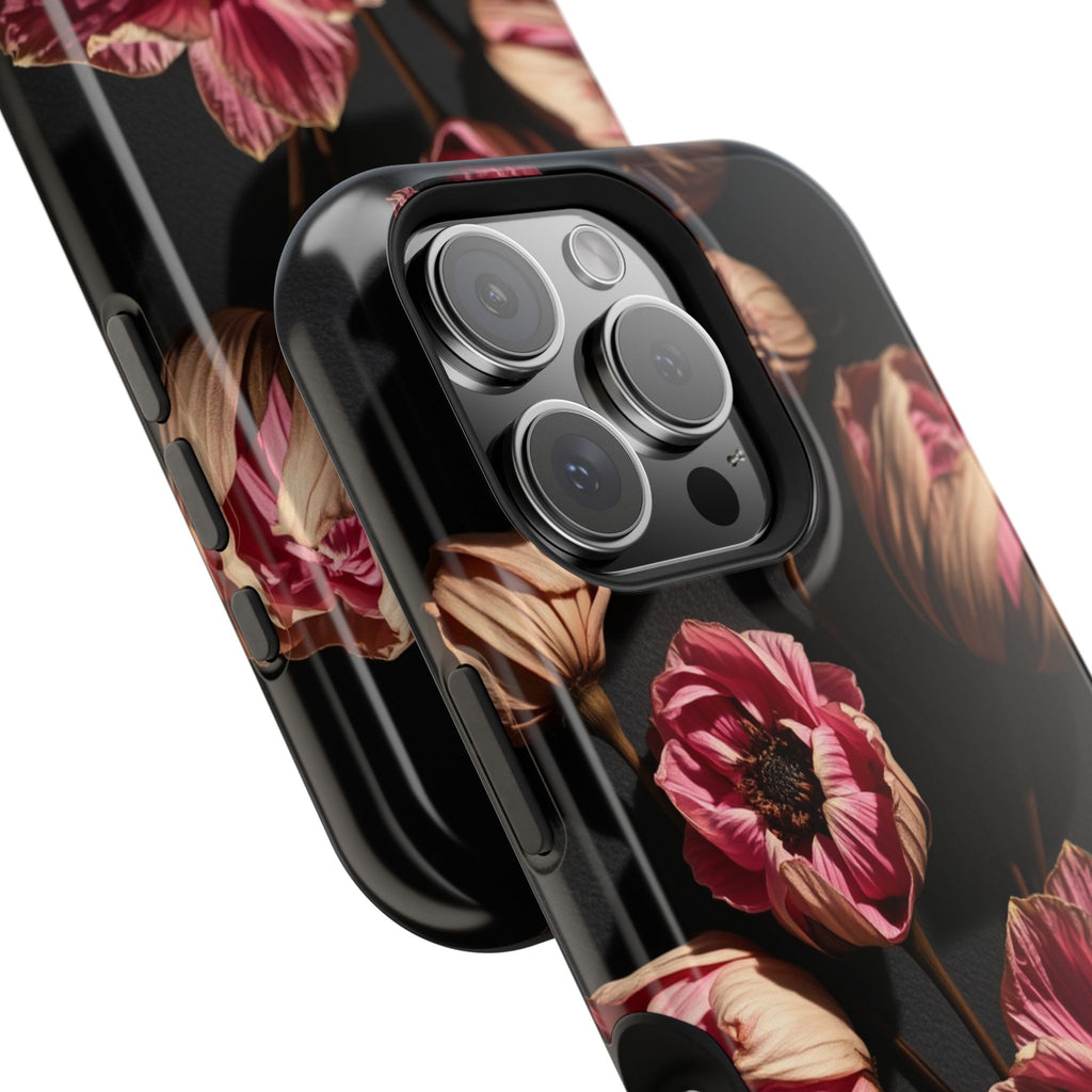 iPhone Dried Flower Flat Lay Electric Art Slim Snap Case · iPhone Case