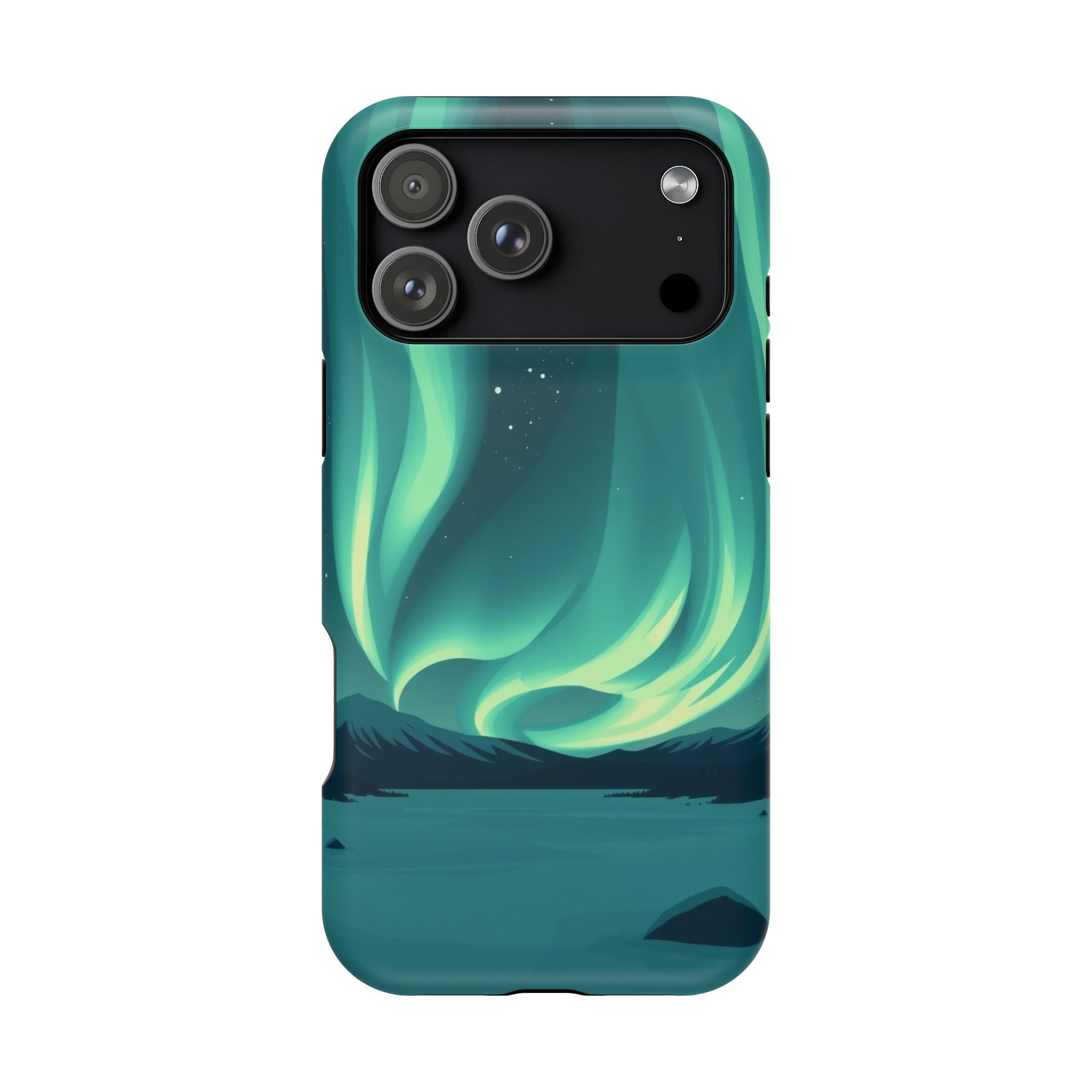 iPhone Northern Lights Abstract Geometric Slim iPhone Everyday Designer · iPhone