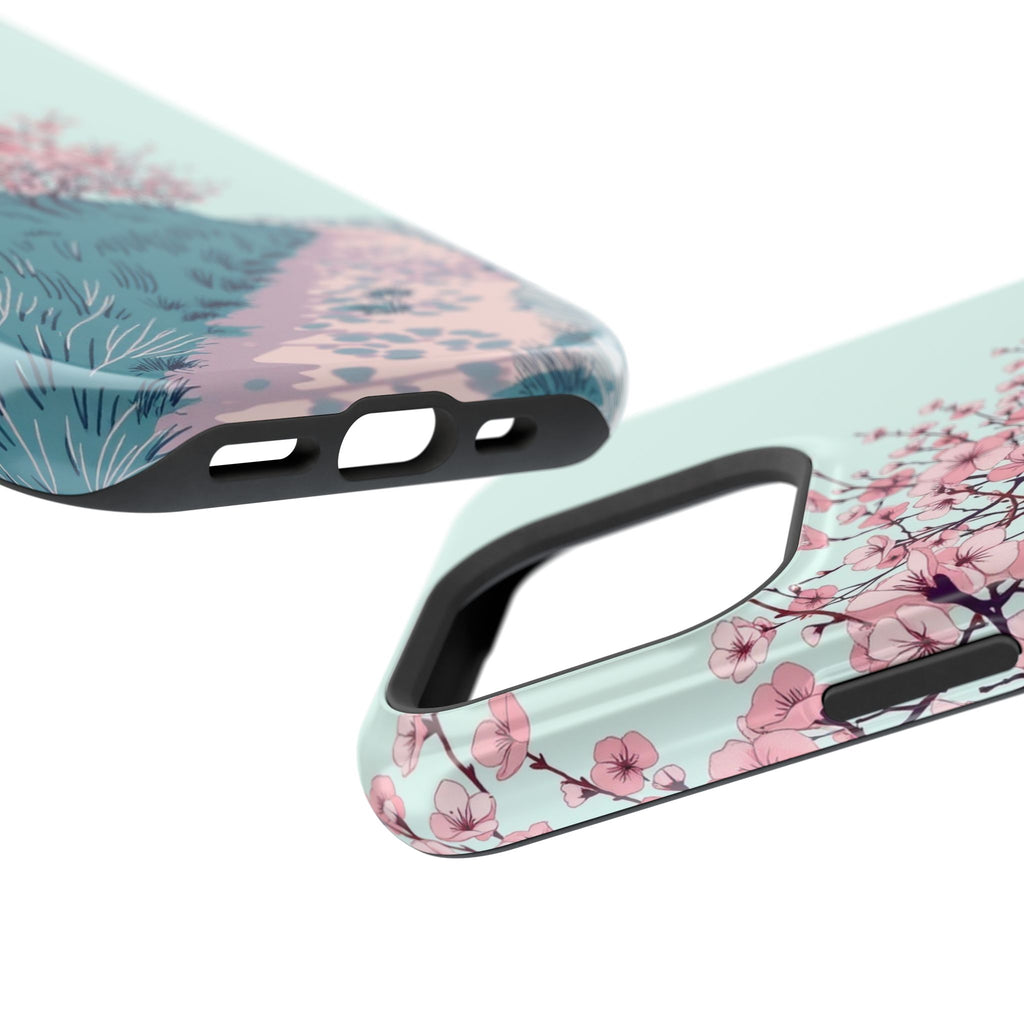 iPhone Radiant Blossom Trail Design Slim Everyday Designer Case · iPhone Case