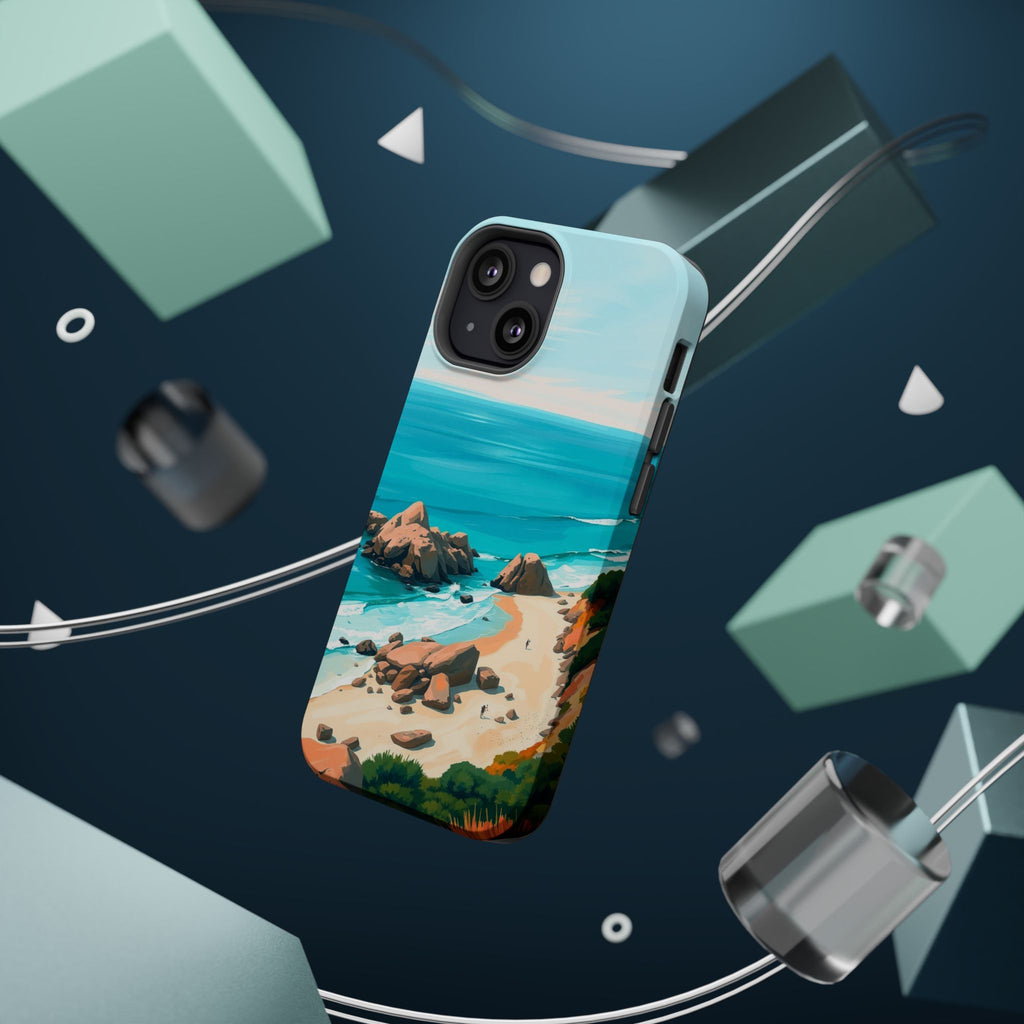 iPhone Pebble Beach Cinematic Art Bold Modern Everyday Snap Case · iPhone Case