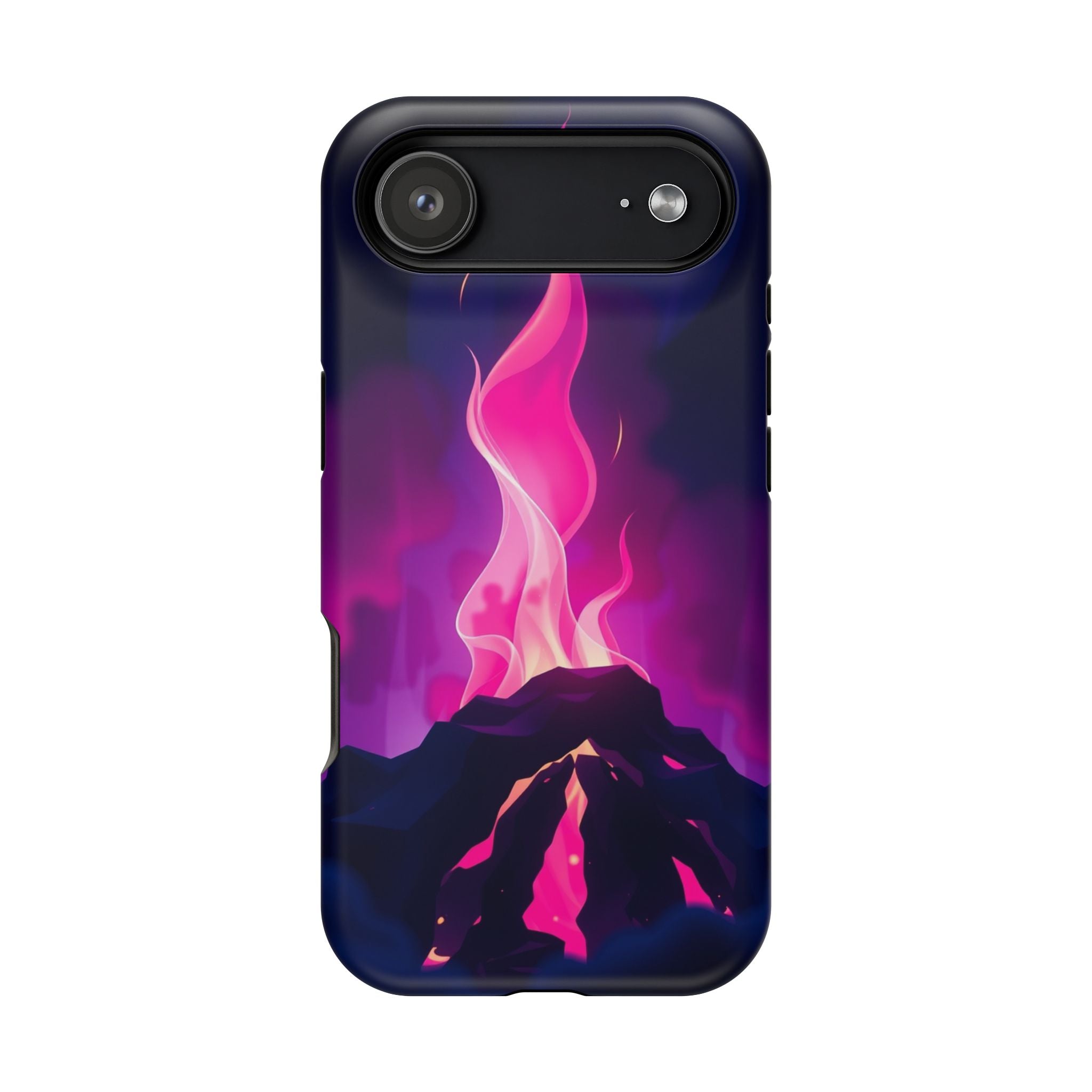 iPhone Cyan And Magenta Wildfire Glow Slim Everyday Designer Case · iPhone Case