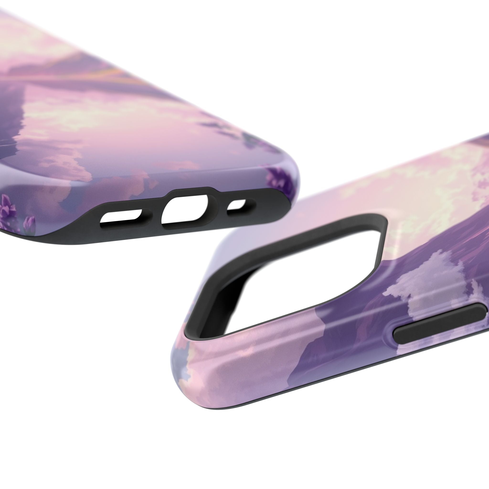iPhone Lavender And Pearl Fjord Reflection Slim iPhone Everyday · iPhone Case