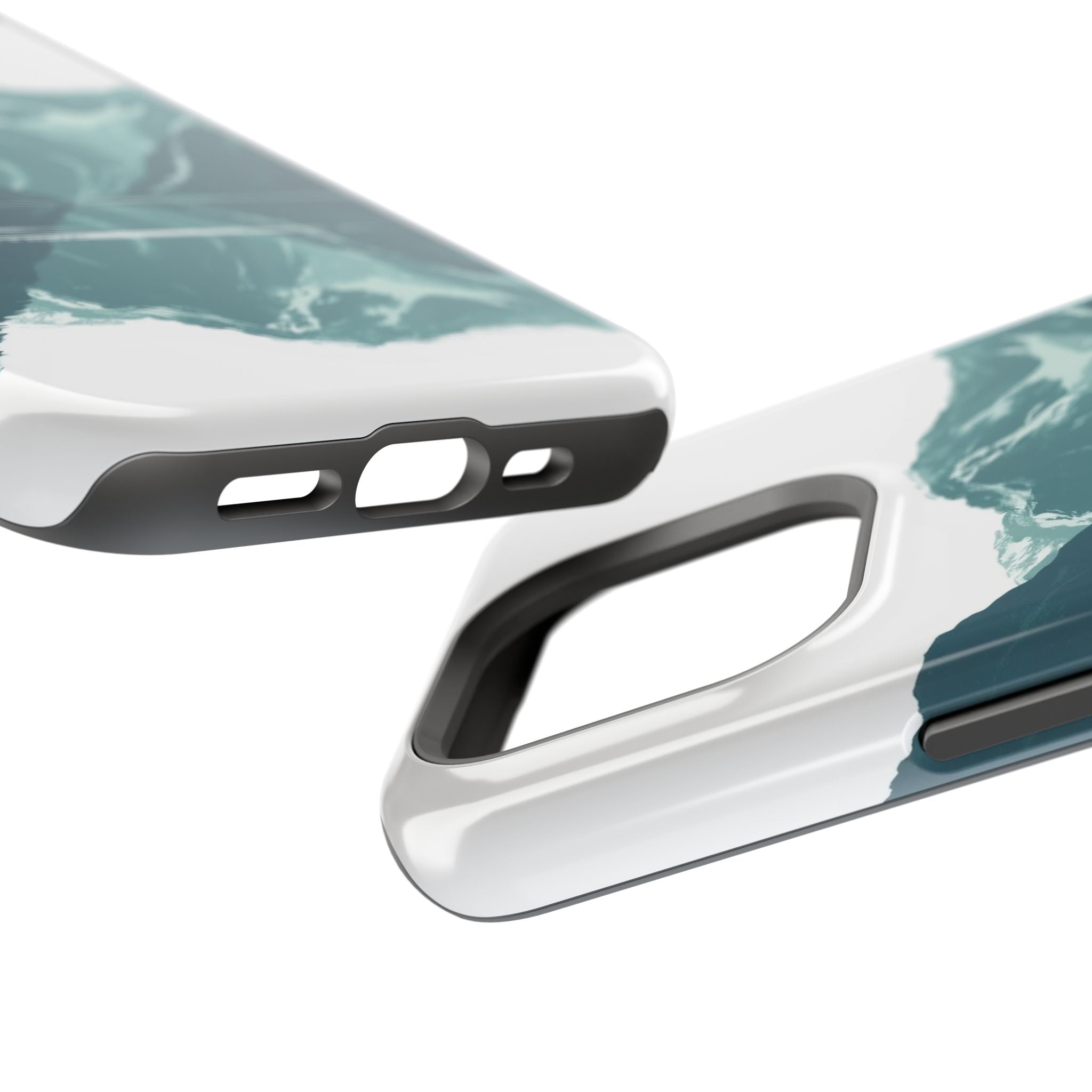 iPhone Sage And Ivory Fjord Reflection Slim Everyday Designer Case · iPhone Case