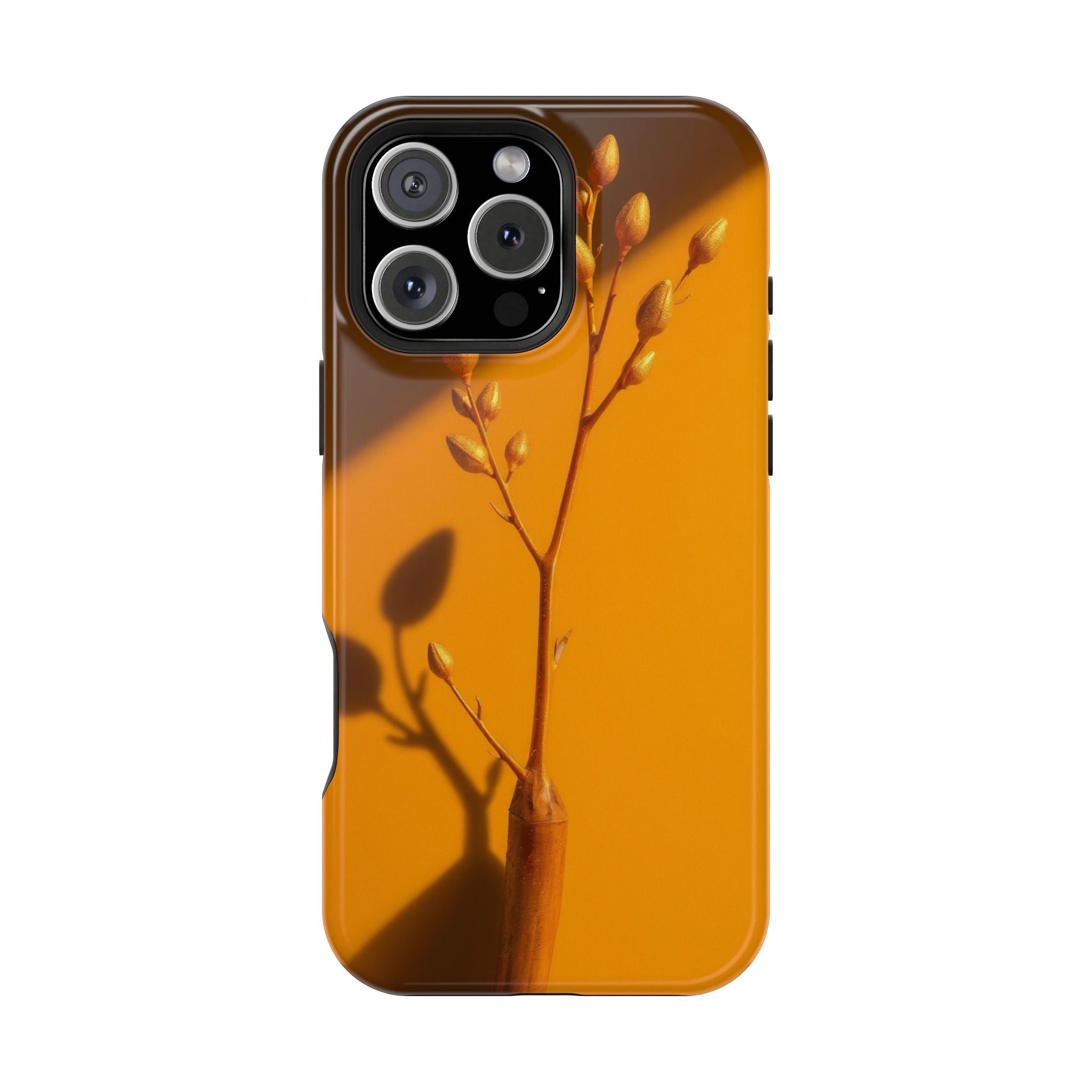 iPhone Mustard And Rust Minimalist Stem Slim Everyday iPhone Designer · iPhone C