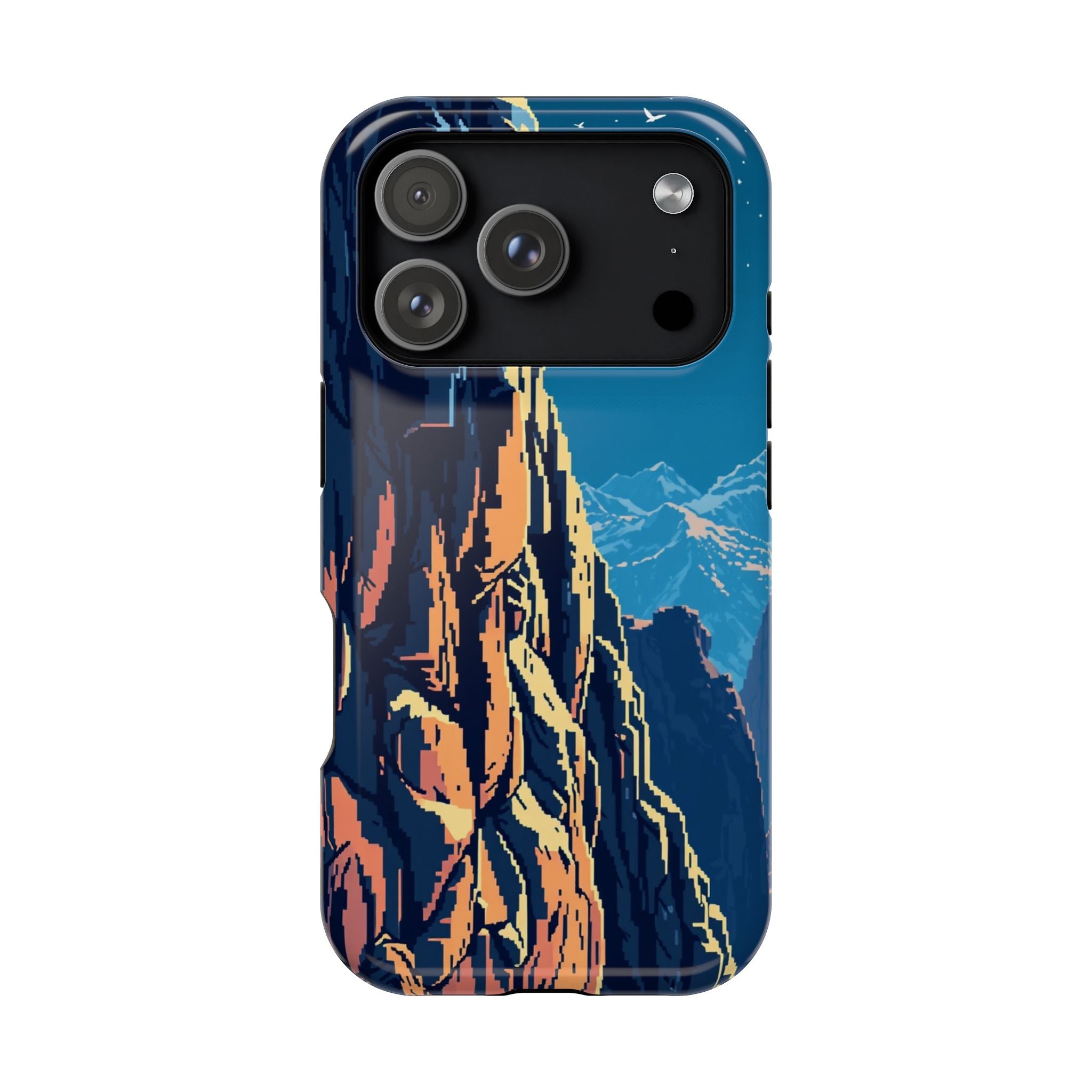 iPhone Midnight Blue And Silver Canyon Wall Slim iPhone Everyday · iPhone Case