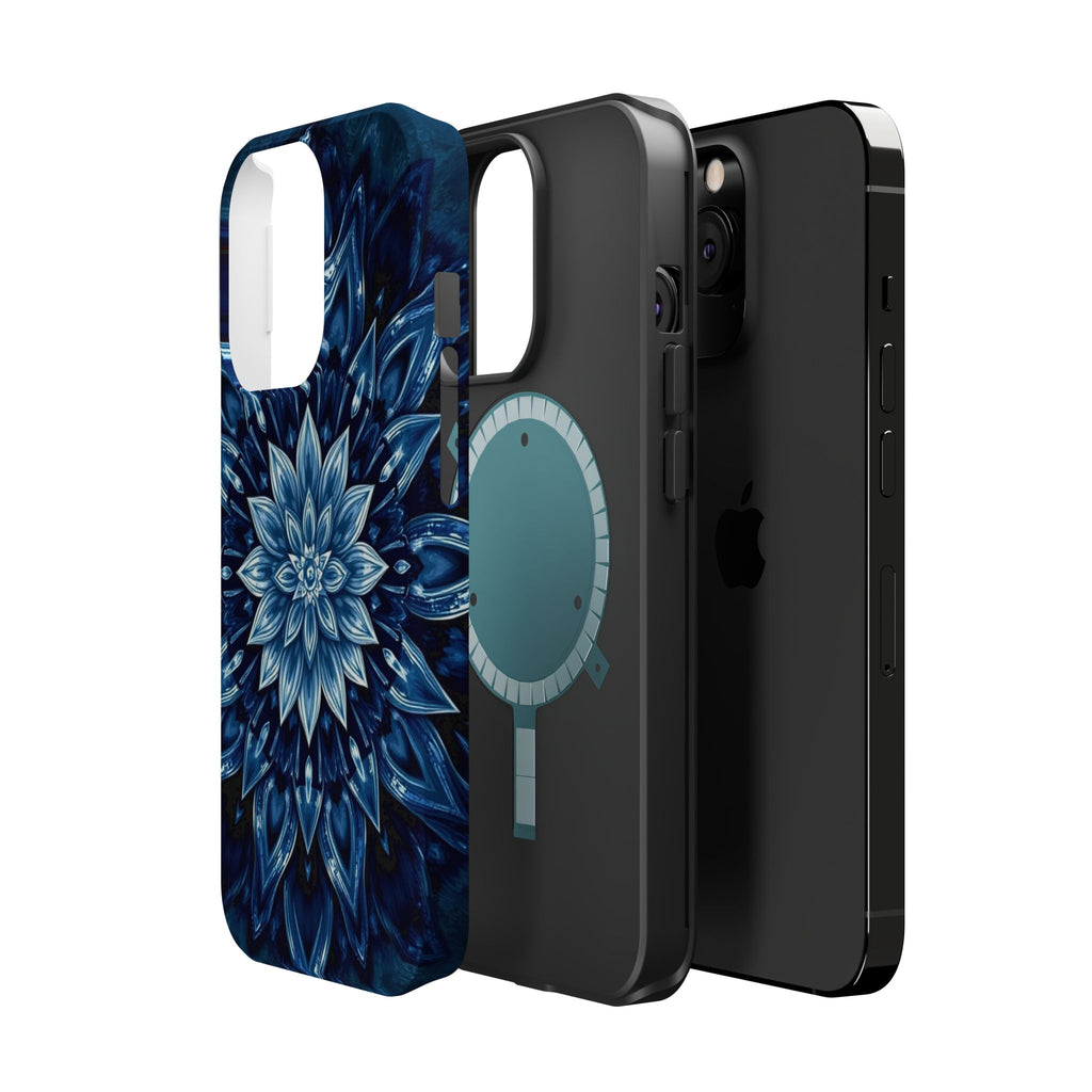 iPhone Floral Mandala Electric Art Bold Modern Everyday Snap Case · iPhone Case